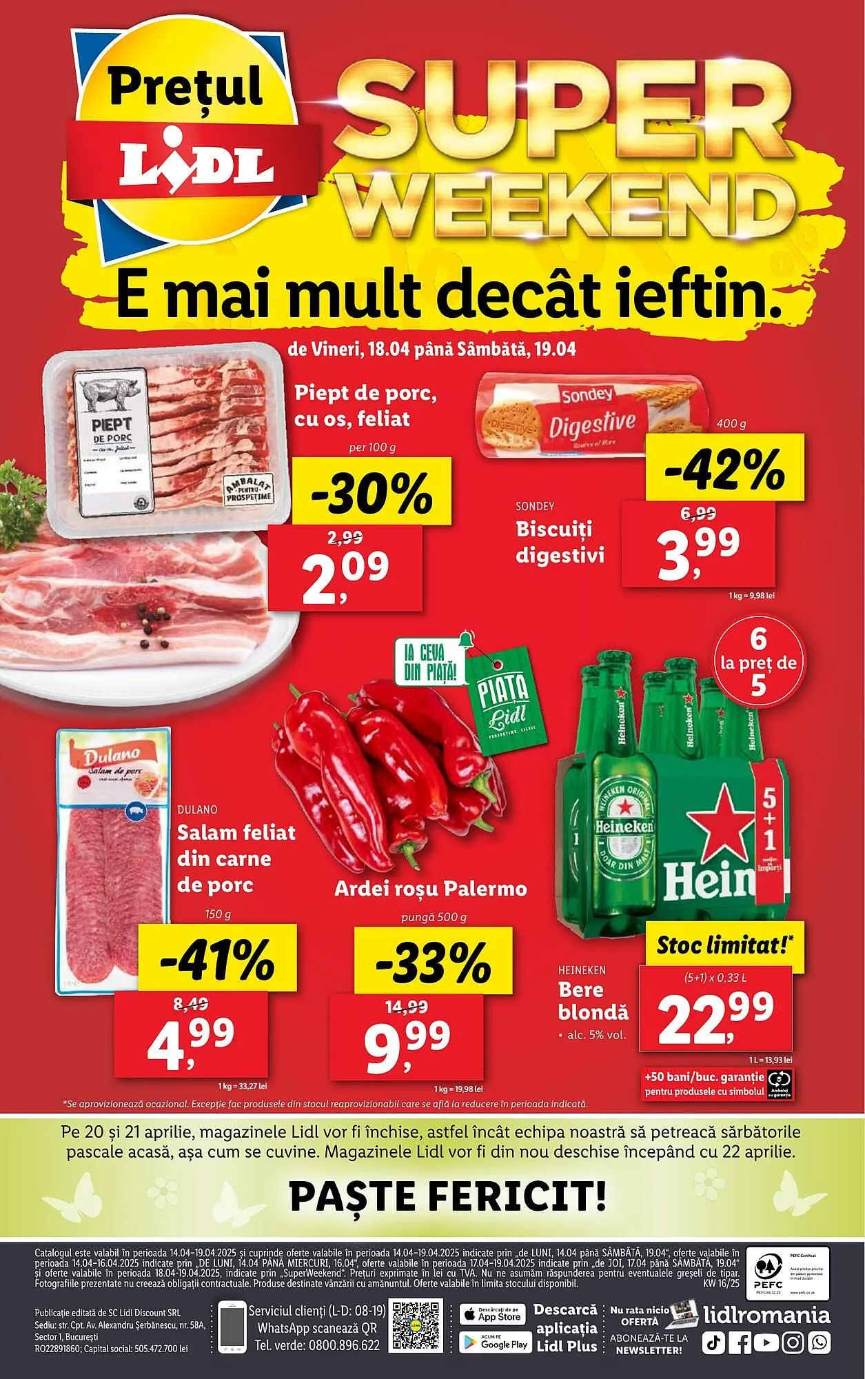 Catalog Catalog Lidl de la 14 aprilie până la 19 aprilie 2025 - Revista Pagina 88