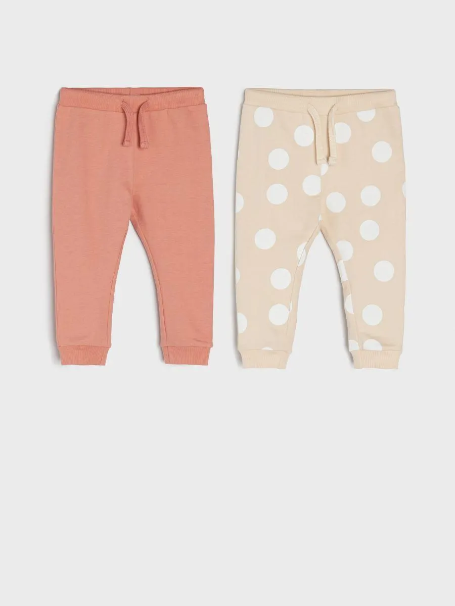Set de 2 perechi de pantaloni sport jogger