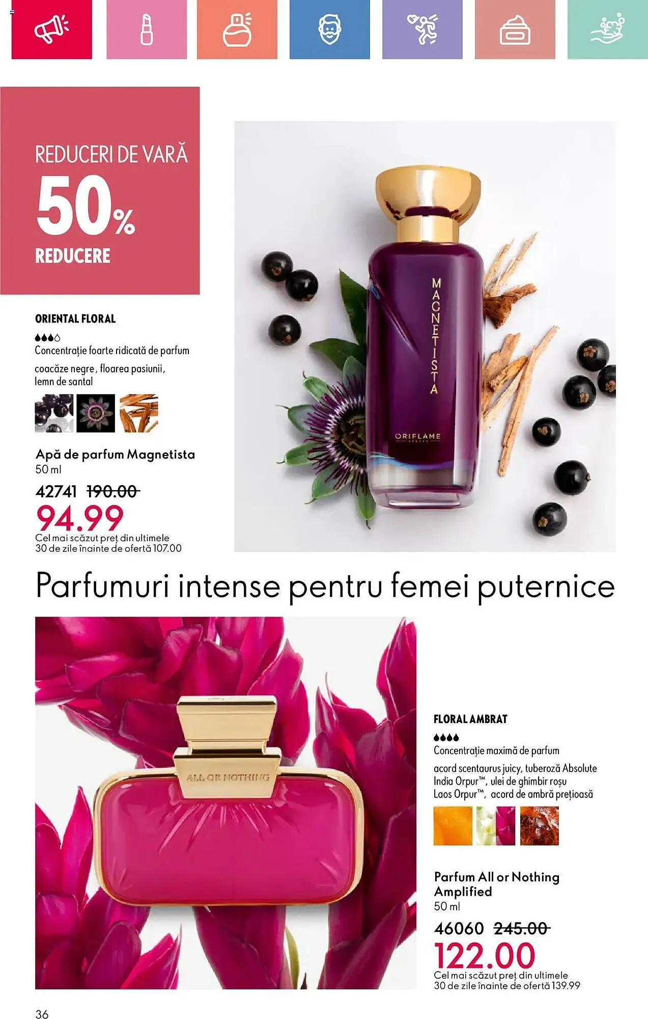 Catalog Catalog Oriflame de la 15 iunie până la 5 iulie 2025 - Revista Pagina 36