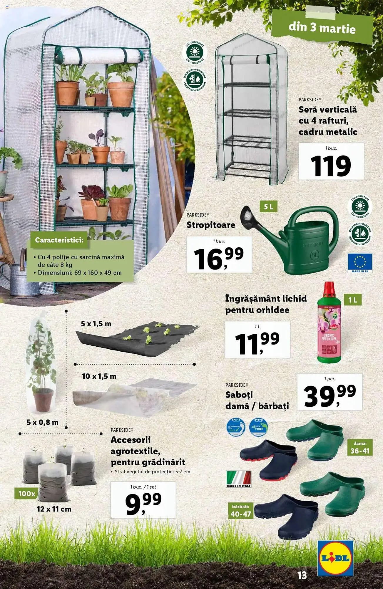 Catalog Catalog Lidl de la 24 februarie până la 13 aprilie 2025 - Revista Pagina 13