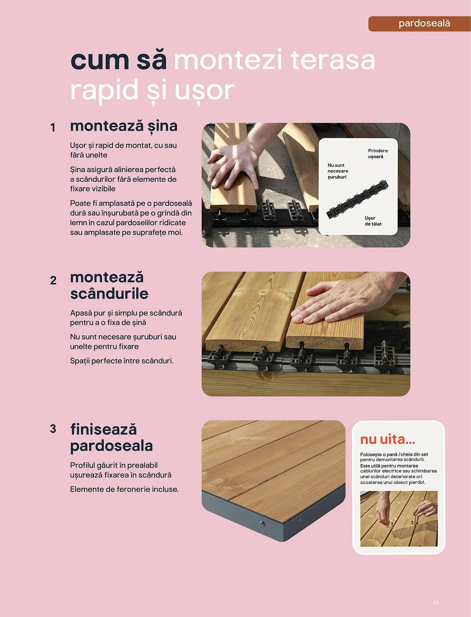 Catalog Catalog Brico Depôt de la 9 mai până la 22 aprilie 2025 - Revista Pagina 23