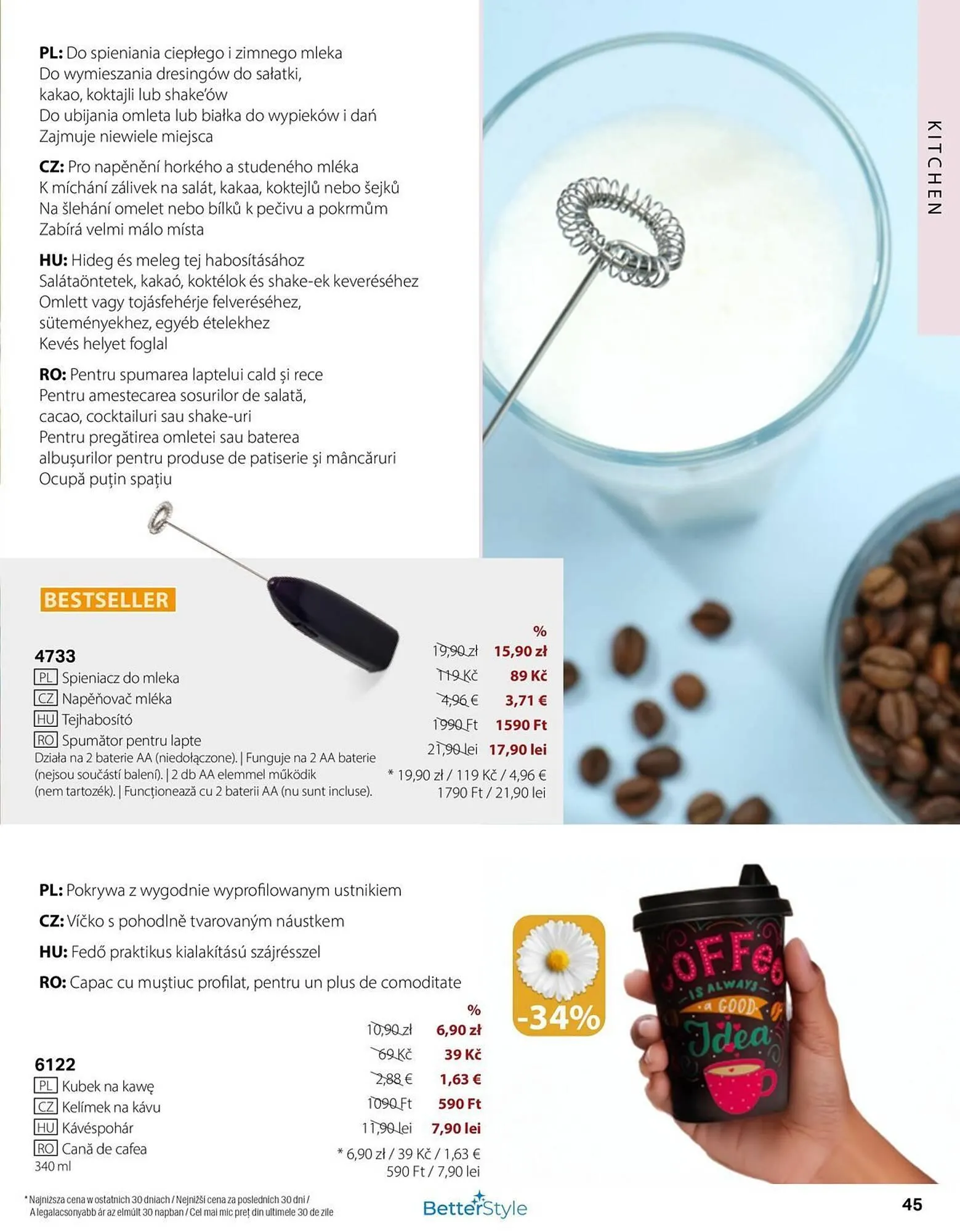 Catalog Catalog BetterStyle de la 1 aprilie până la 30 aprilie 2025 - Revista Pagina 45