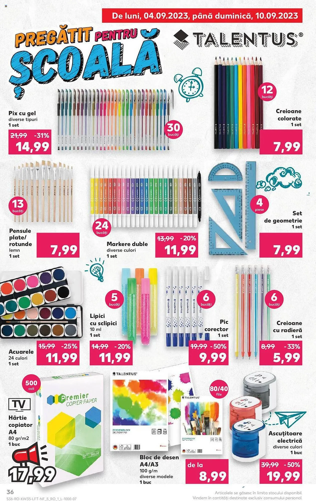 Catalog Kaufland catalog de la 30 august până la 5 septembrie 2023 - Revista Pagina 36