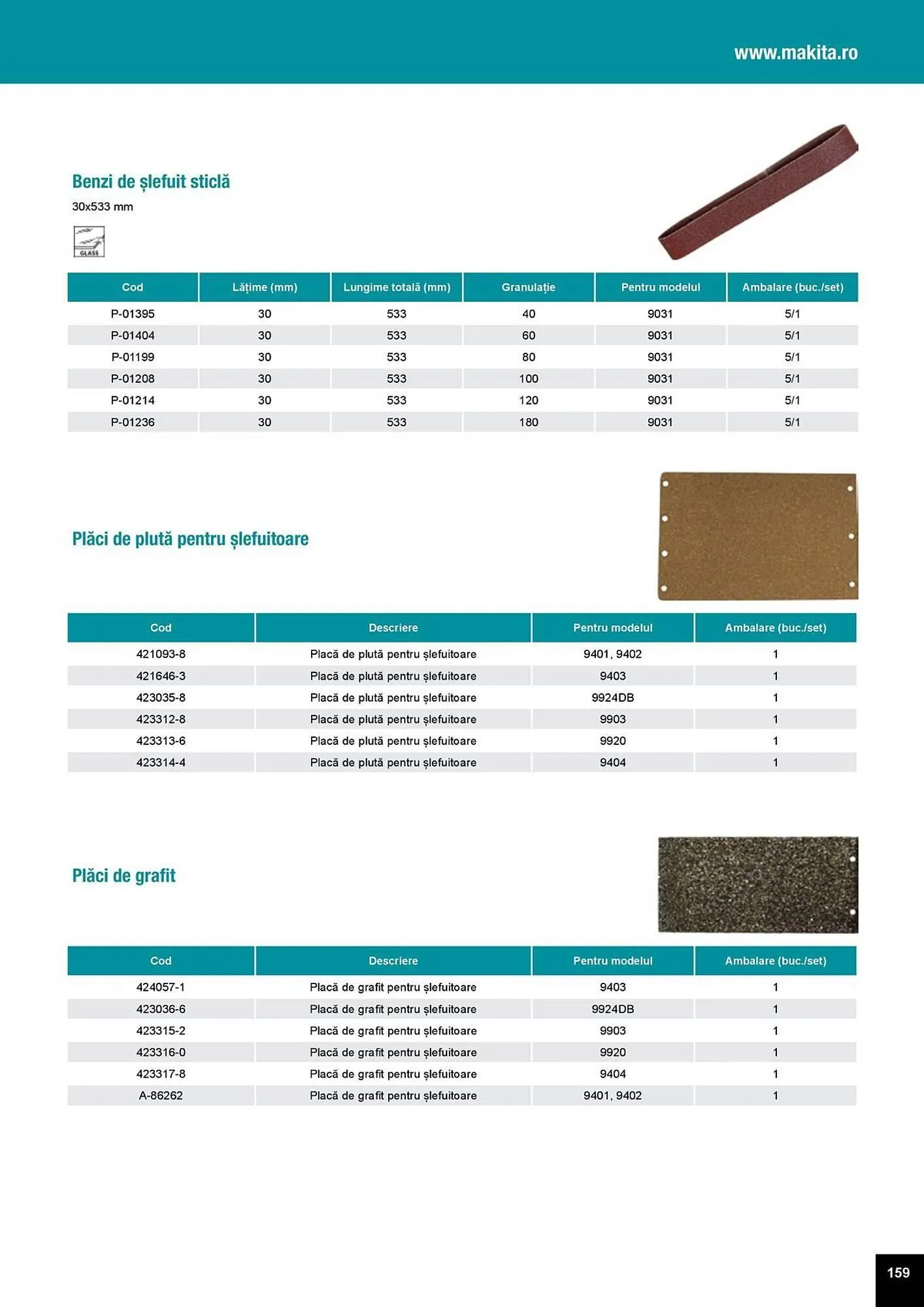 Catalog Catalog Makita de la 1 aprilie până la 31 decembrie 2025 - Revista Pagina 159