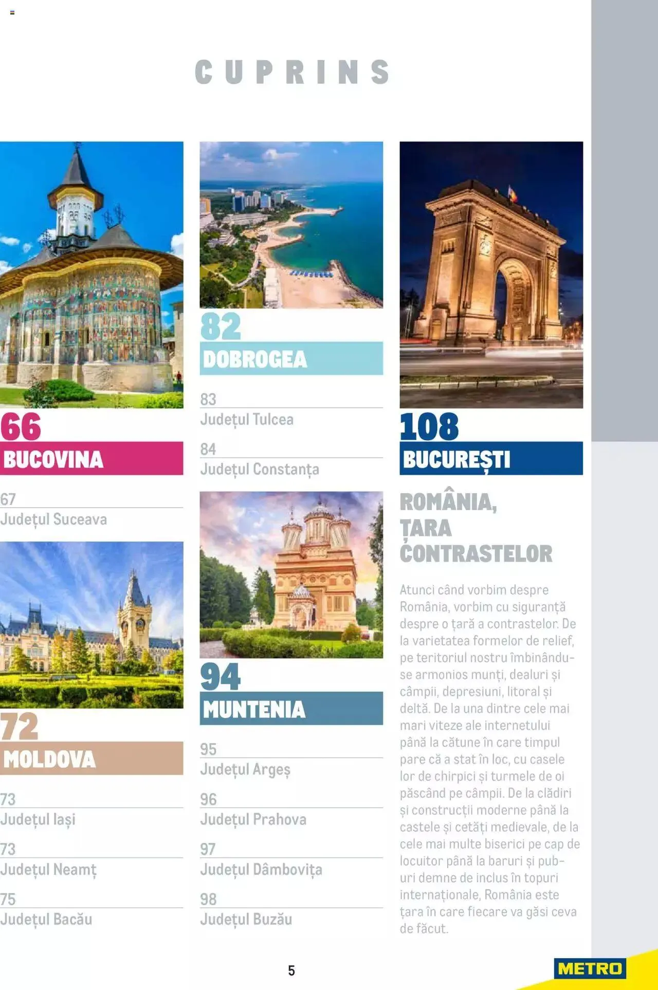 Catalog Metro - Ghid de călătorie - România, 2022 de la 4 iulie până la 31 decembrie 2023 - Revista Pagina 5