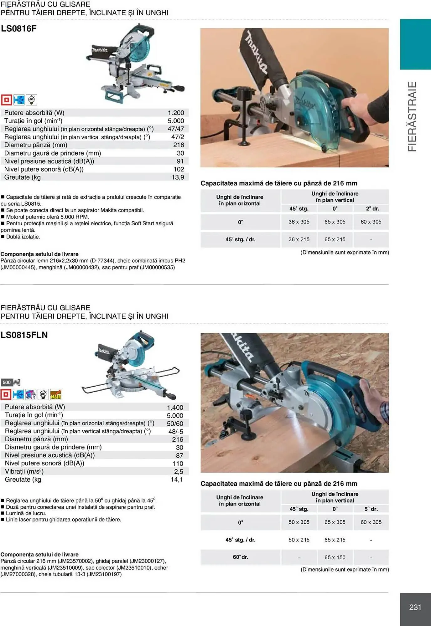 Catalog Catalog Makita de la 8 ianuarie până la 31 decembrie 2025 - Revista Pagina 231