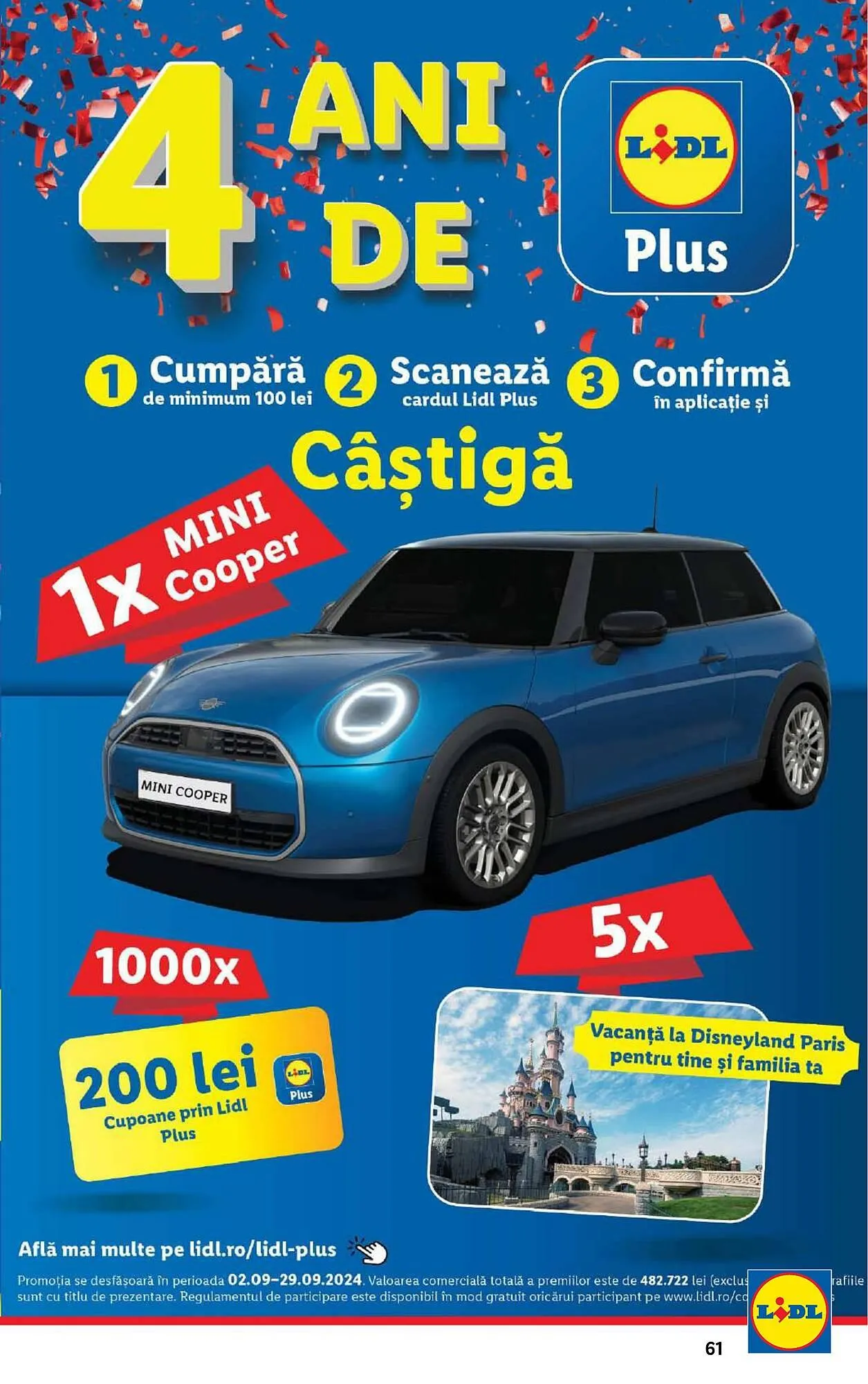 Catalog Catalog Lidl de la 9 septembrie până la 15 septembrie 2024 - Revista Pagina 61