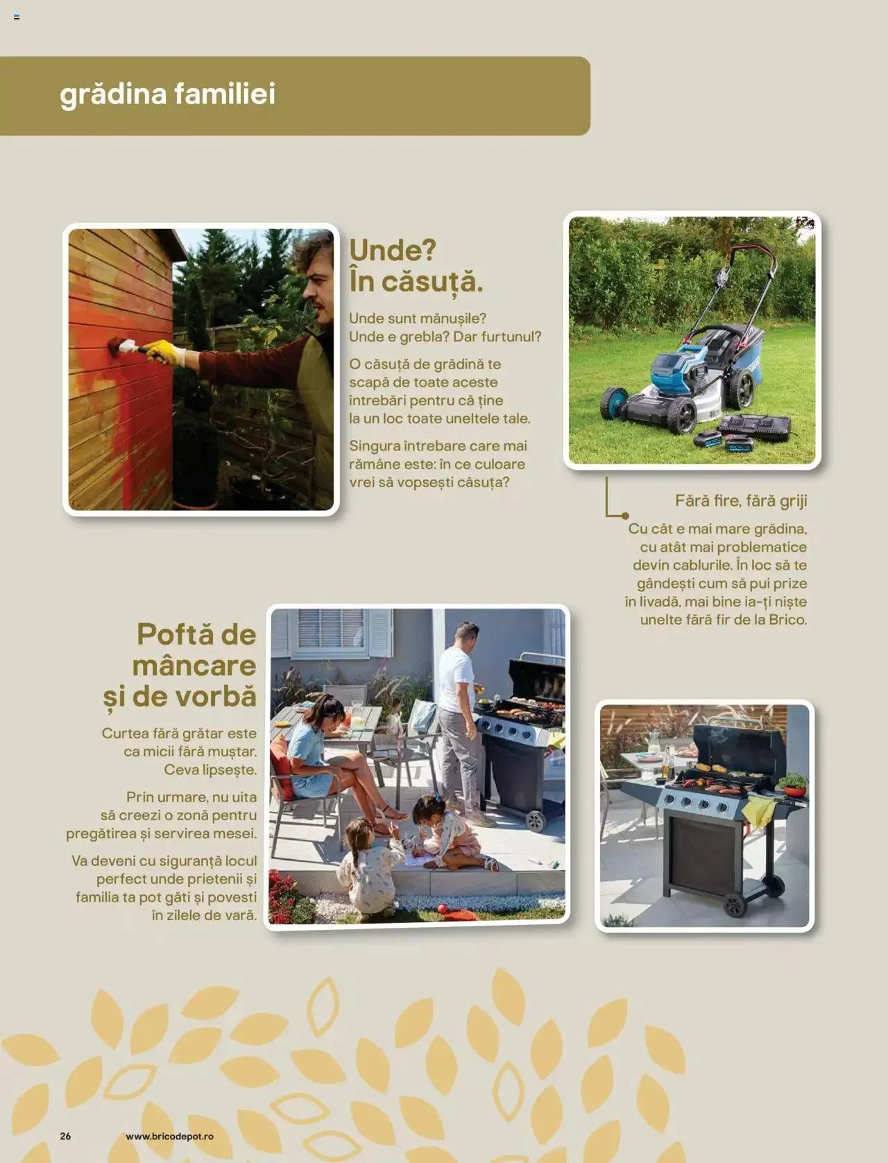 Catalog Brico Depot catalog - Bucuria momentelor de la 1 iunie până la 30 septembrie 2023 - Revista Pagina 26