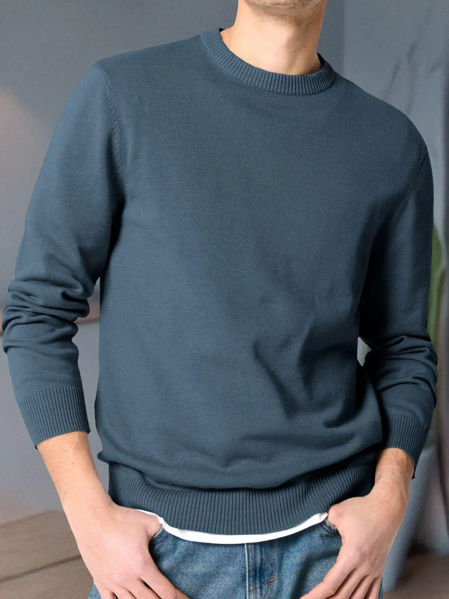 Pulover cu decolteu rotund