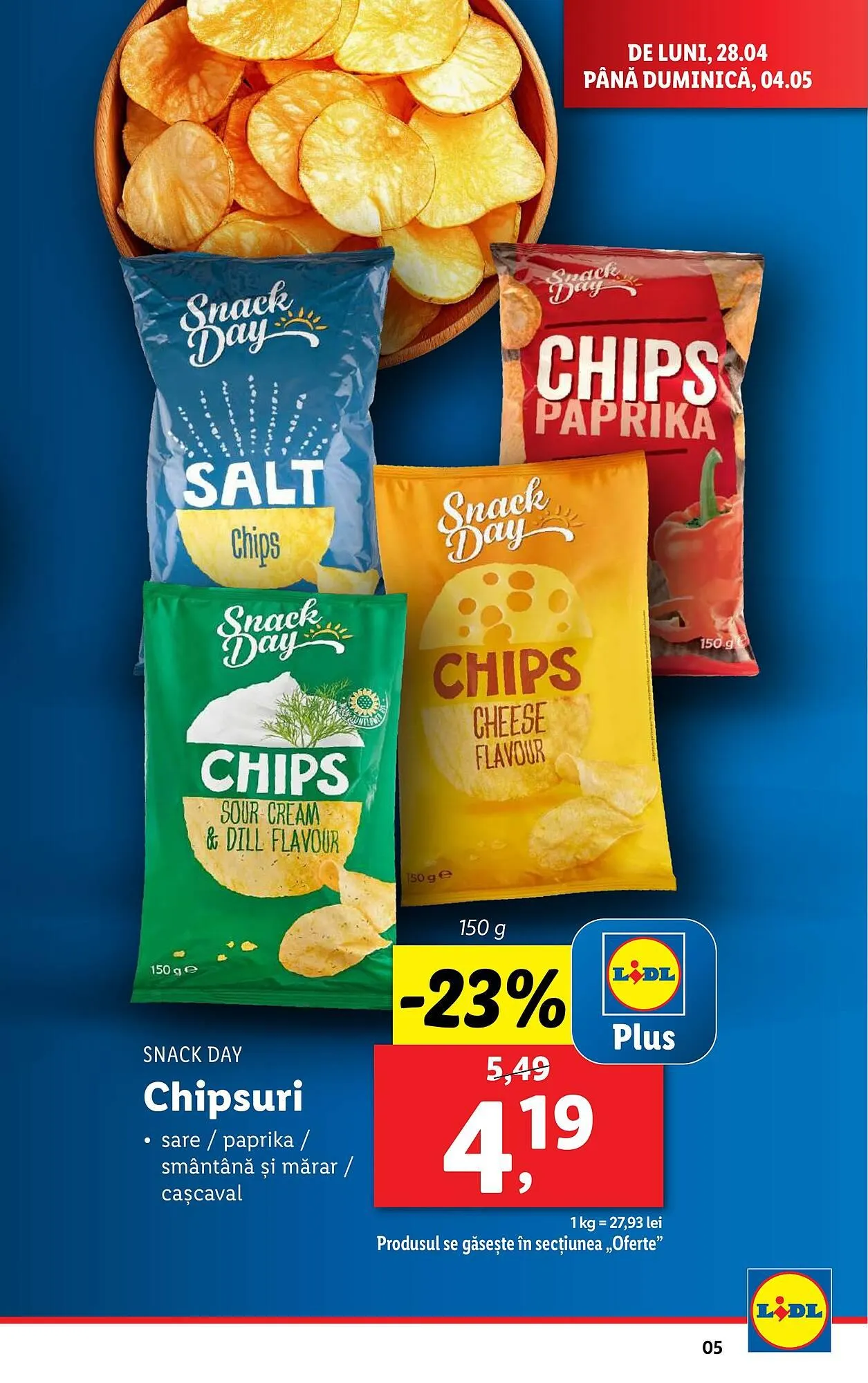 Catalog Catalog Lidl de la 22 aprilie până la 27 aprilie 2025 - Revista Pagina 5