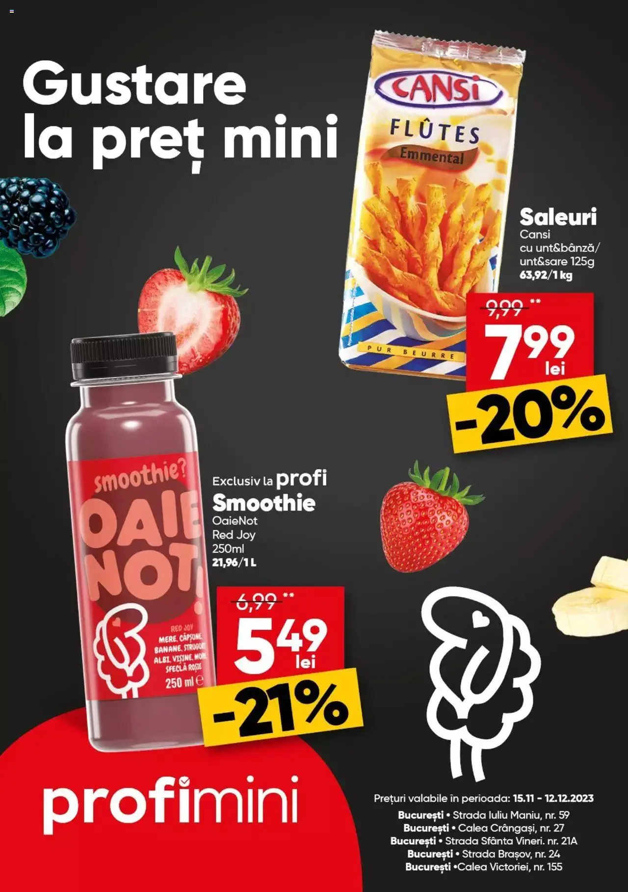 Catalog Catalog Profi Mini de la 15 noiembrie până la 12 decembrie 2023 - Revista Pagina 1