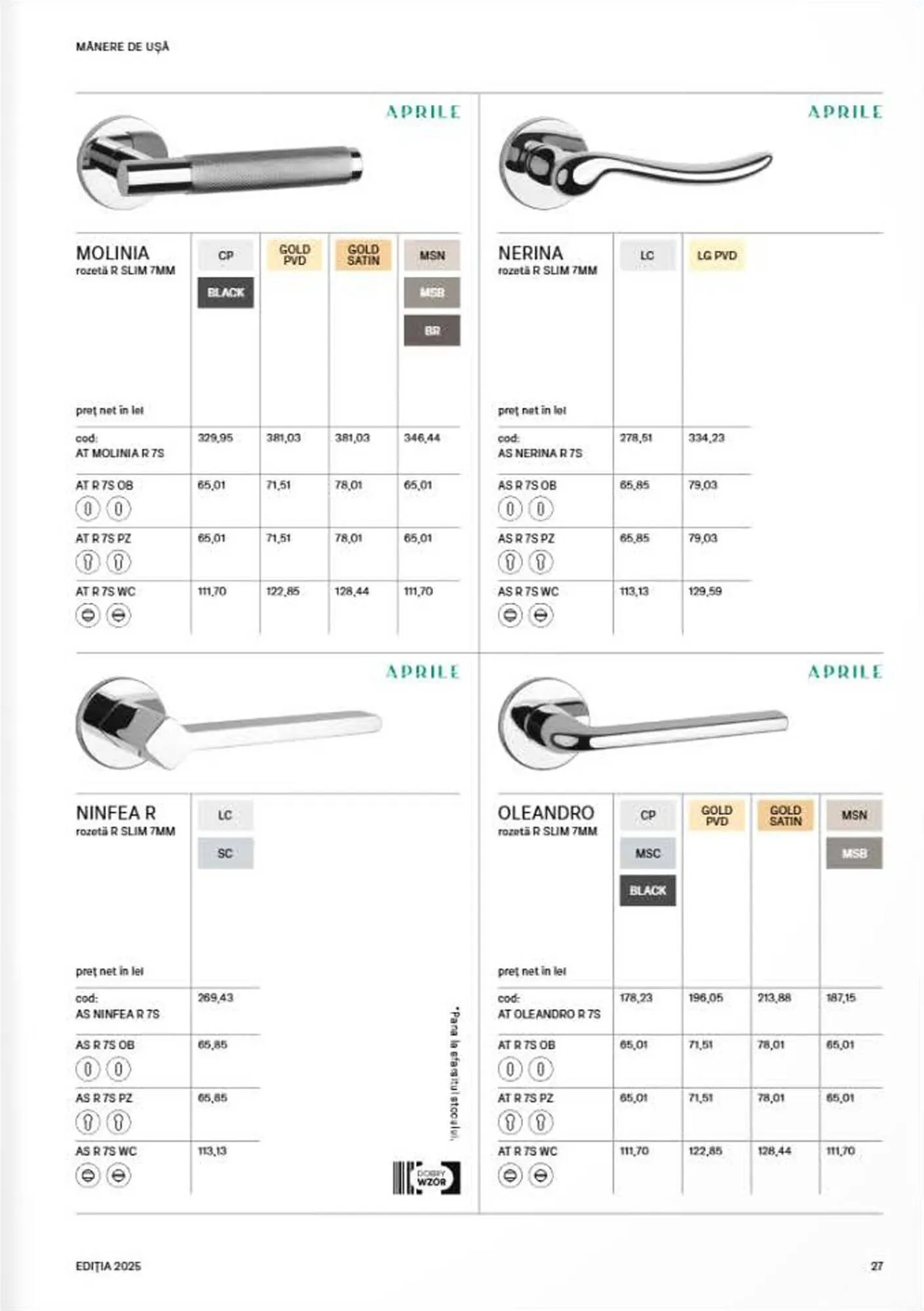 Catalog Catalog Proges de la 8 septembrie până la 31 decembrie 2025 - Revista Pagina 29