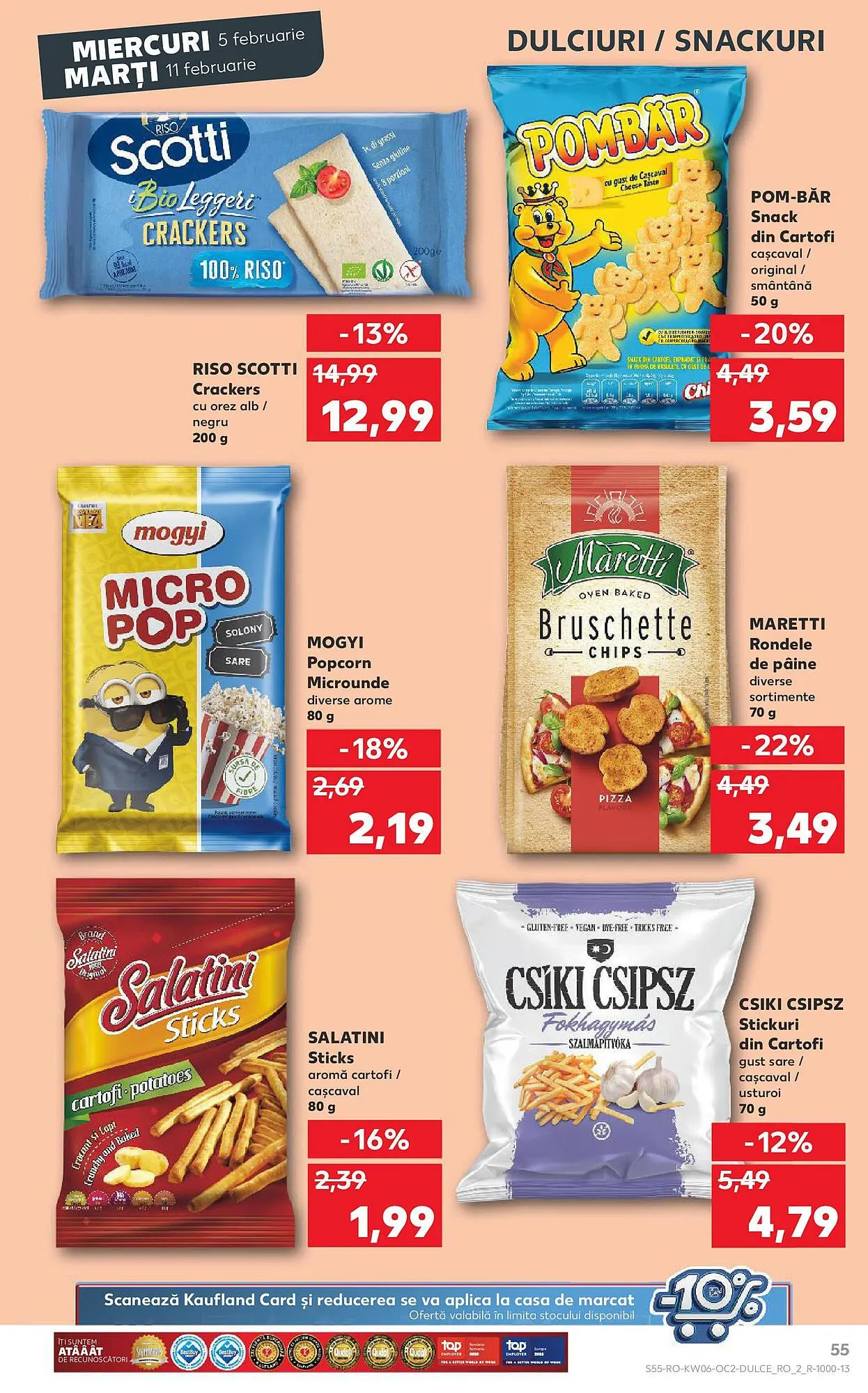 Catalog Catalog Kaufland de la 5 februarie până la 11 februarie 2025 - Revista Pagina 55