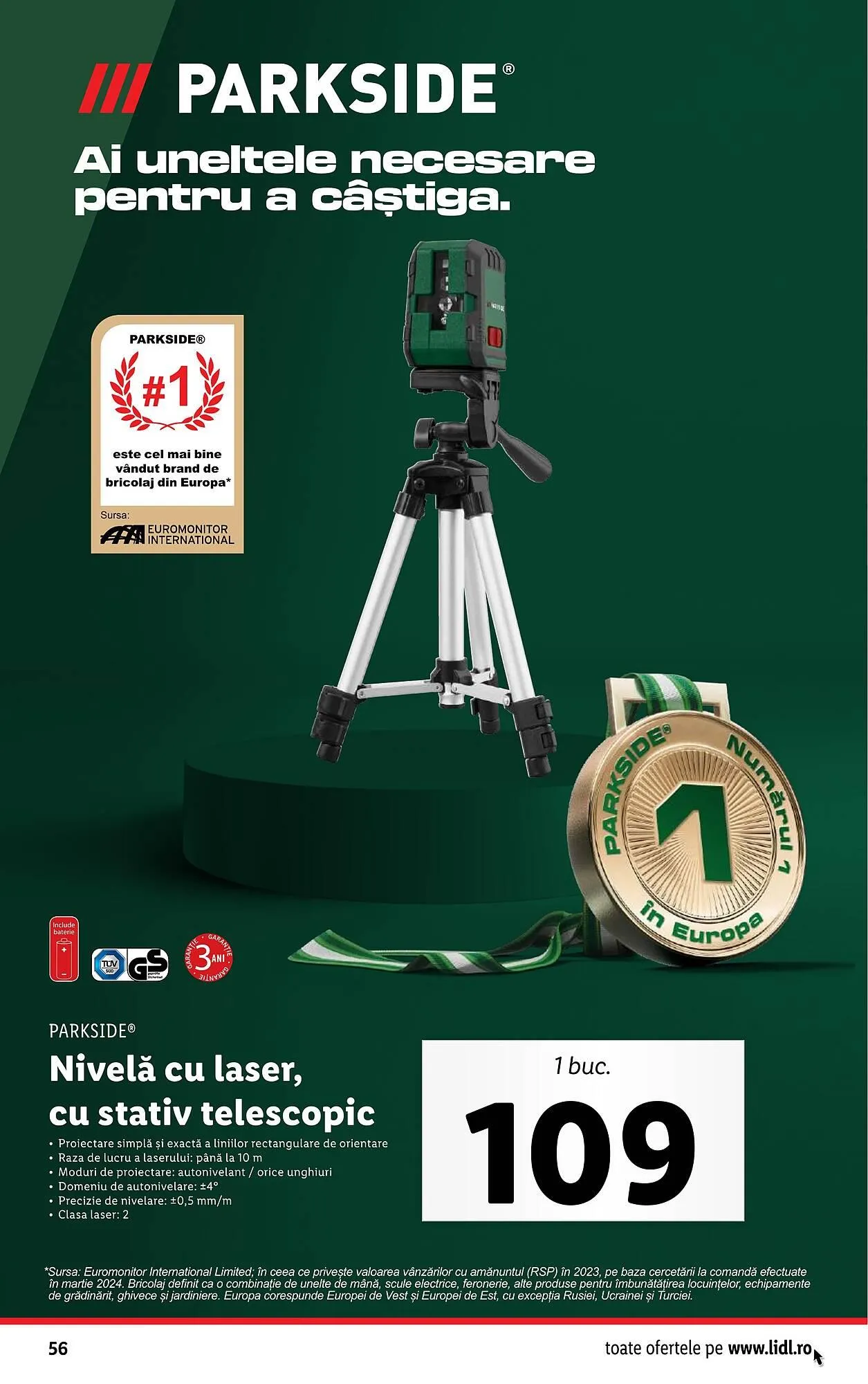 Catalog Catalog Lidl de la 17 martie până la 23 martie 2025 - Revista Pagina 56