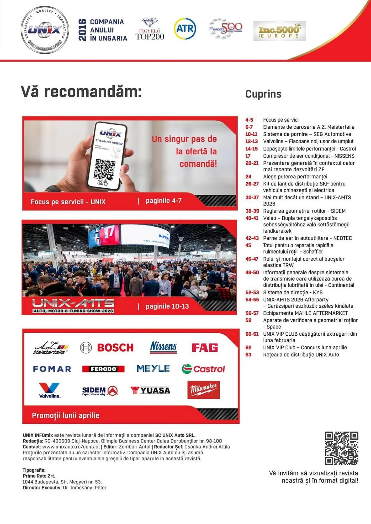 Catalog Catalog UNIX Auto de la 1 aprilie până la 30 aprilie 2026 - Revista Pagina 3