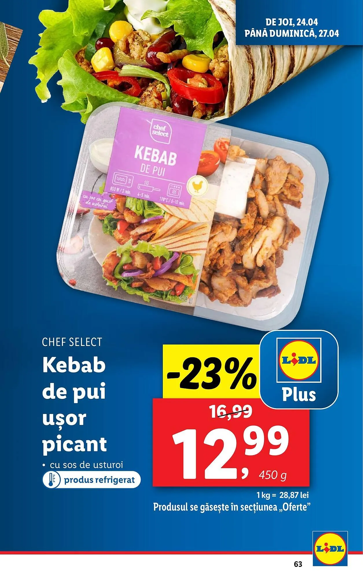 Catalog Catalog Lidl de la 22 aprilie până la 27 aprilie 2025 - Revista Pagina 63