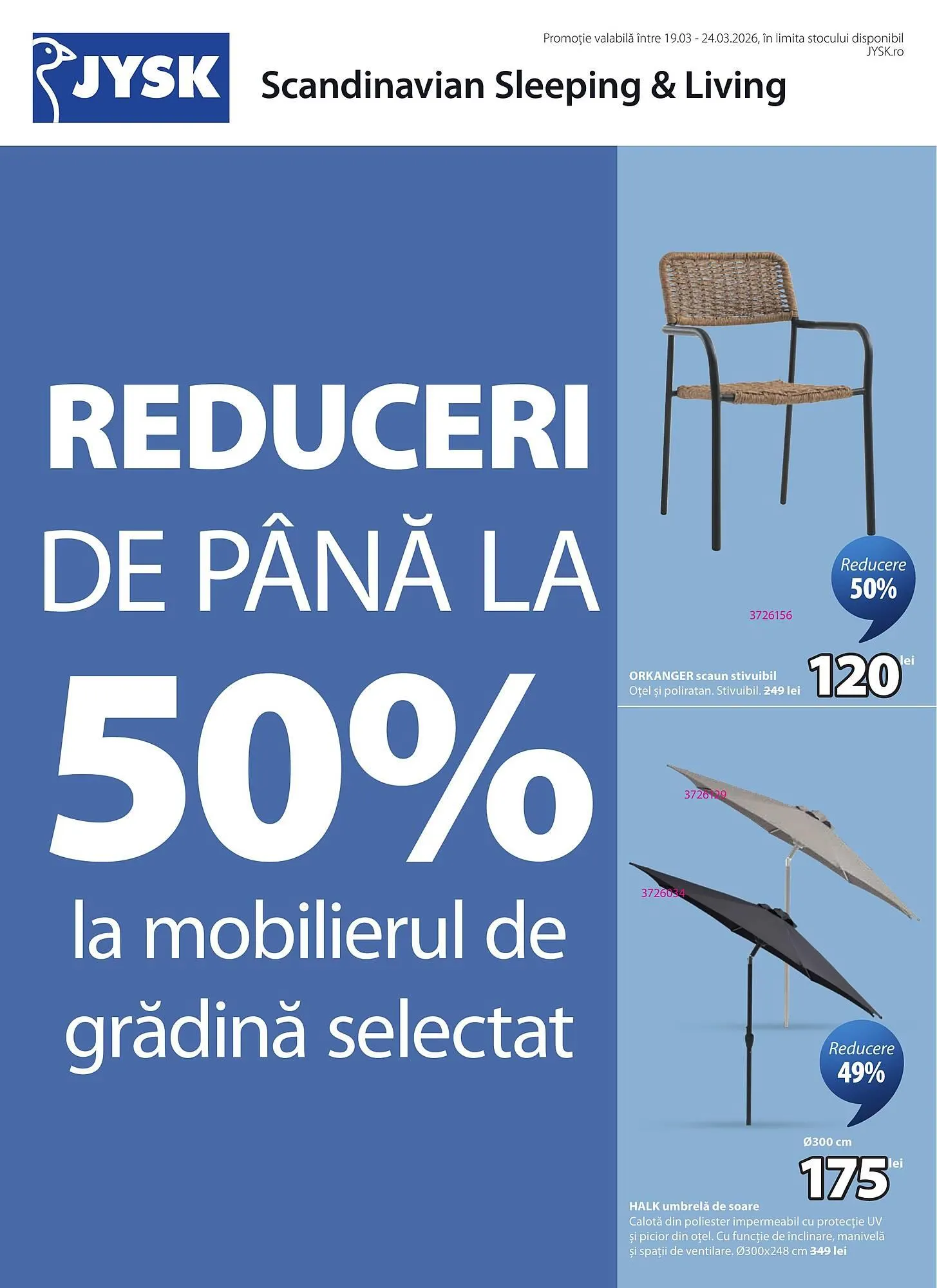 Catalog Catalog JYSK de la 19 martie până la 24 martie 2026 - Revista Pagina 1