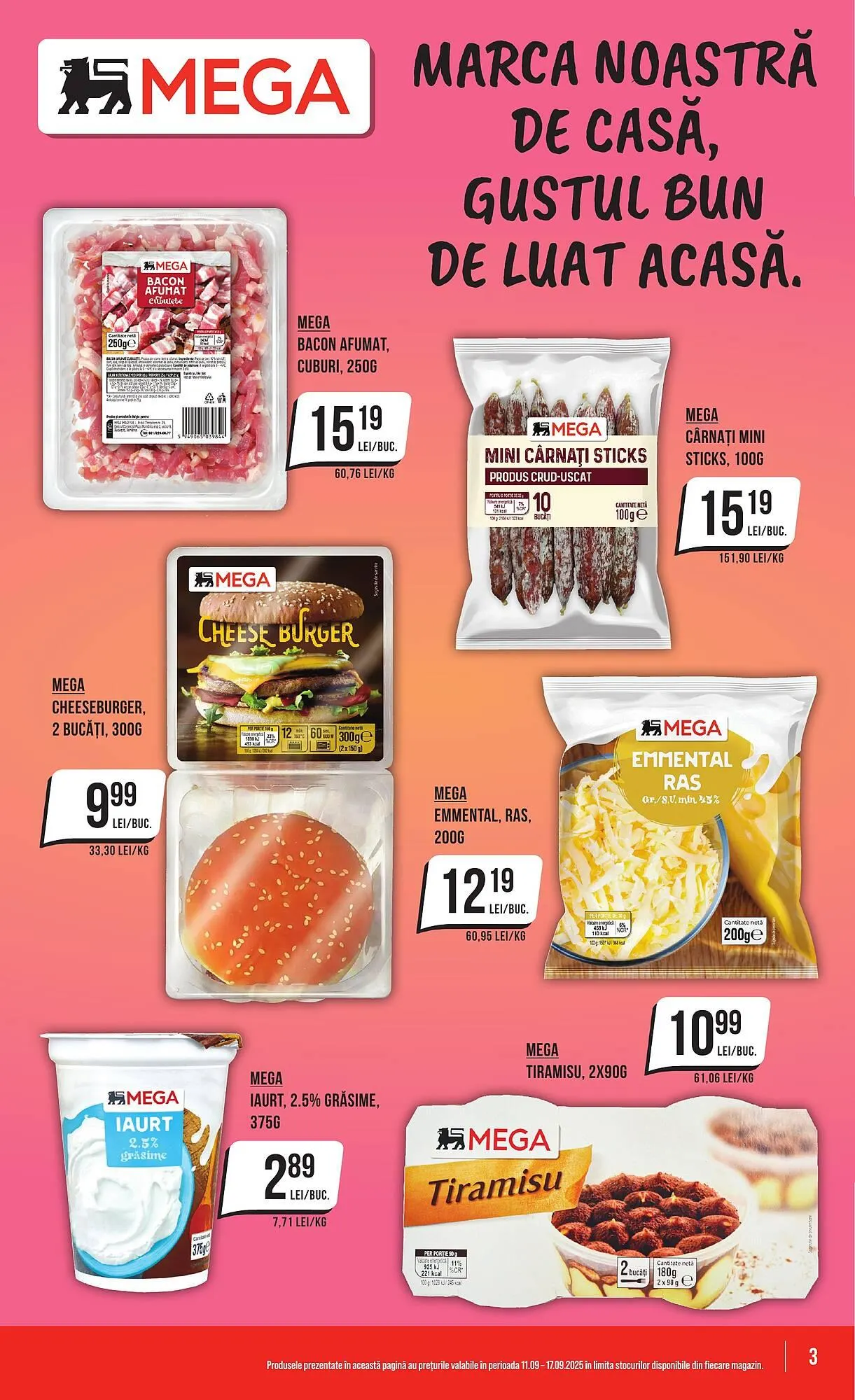 Catalog Catalog Mega Image de la 11 septembrie până la 17 septembrie 2025 - Revista Pagina 3