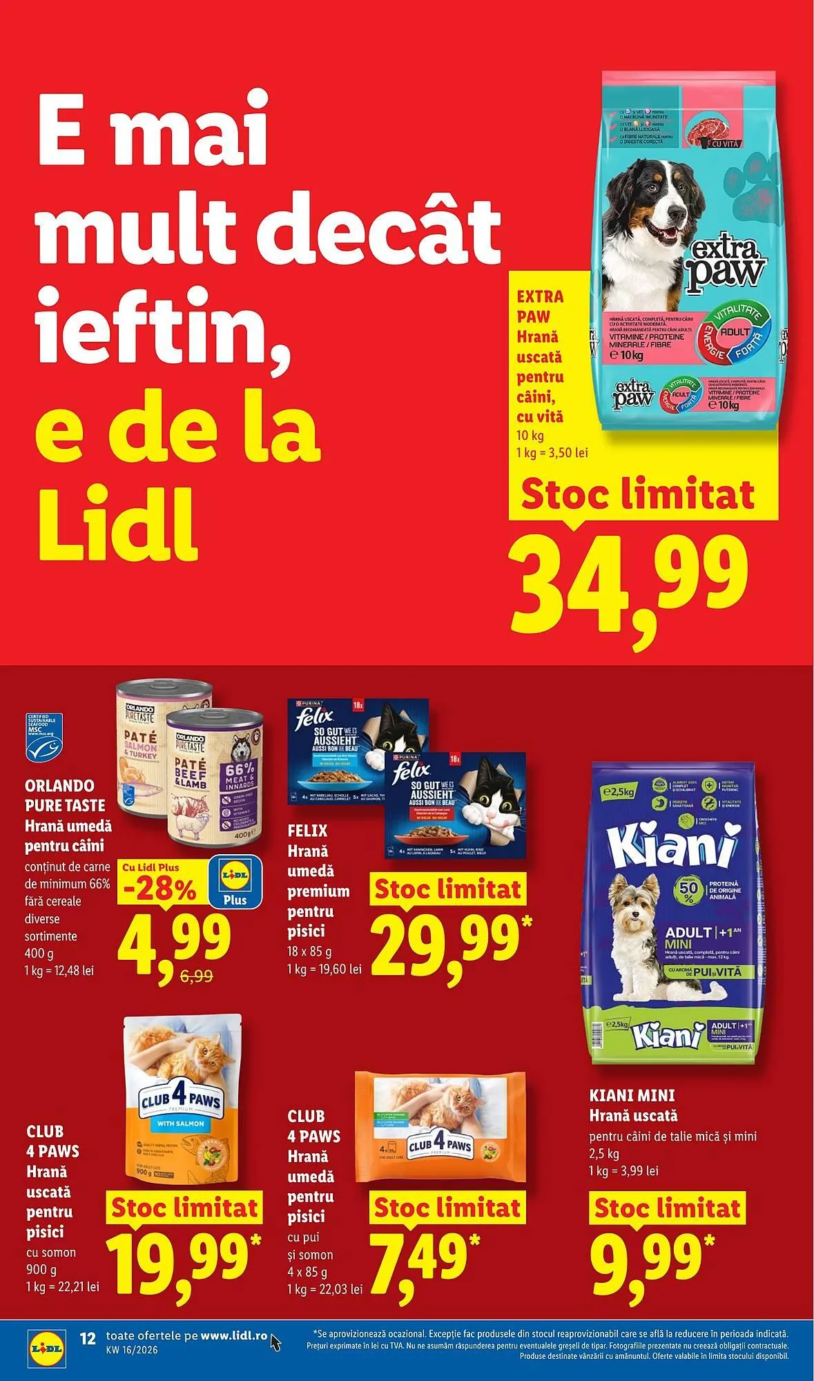 Catalog Catalog Lidl de la 14 aprilie până la 19 aprilie 2026 - Revista Pagina 12