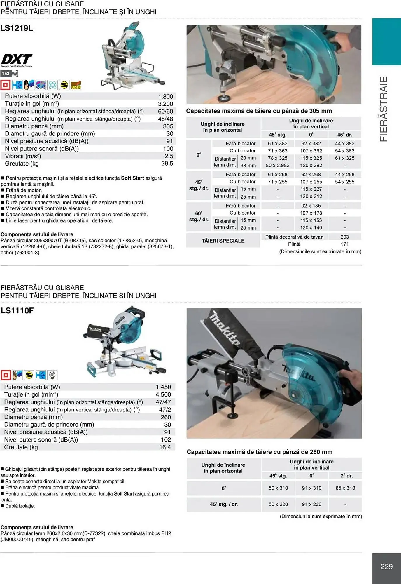 Catalog Catalog Makita de la 8 ianuarie până la 31 decembrie 2025 - Revista Pagina 229