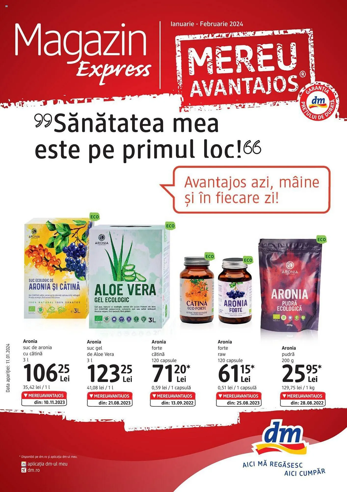 Catalog DM catalog de la 11 ianuarie până la 6 februarie 2024 - Revista Pagina 