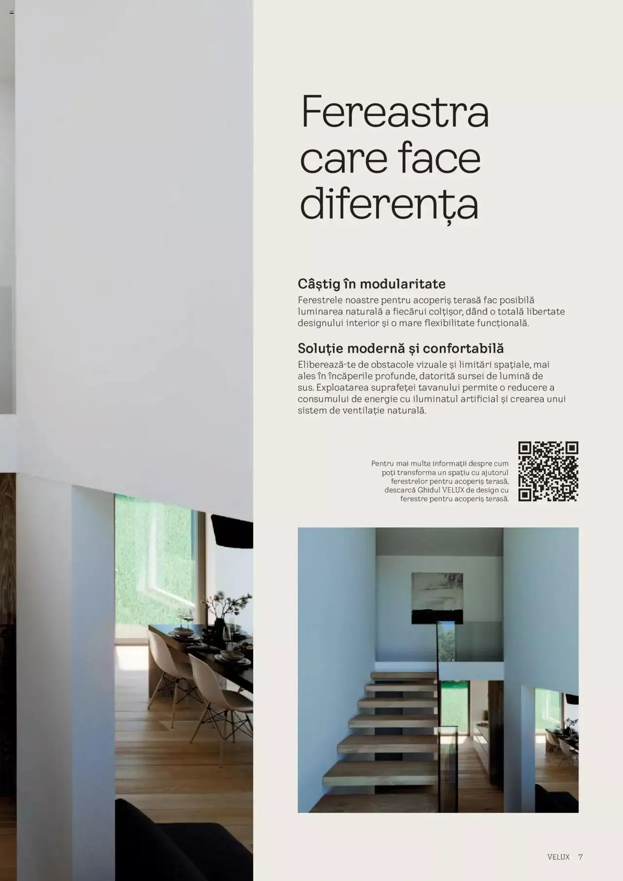 Catalog Velux catalog - Noua Generație De Ferestre Pentru Acoperiș Terasă de la 19 martie până la 31 decembrie 2024 - Revista Pagina 7