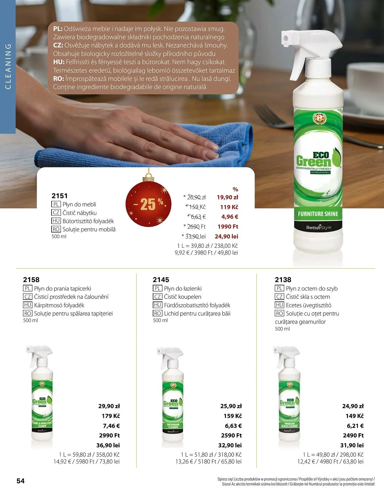 Catalog Catalog BetterStyle de la 1 noiembrie până la 30 noiembrie 2025 - Revista Pagina 54