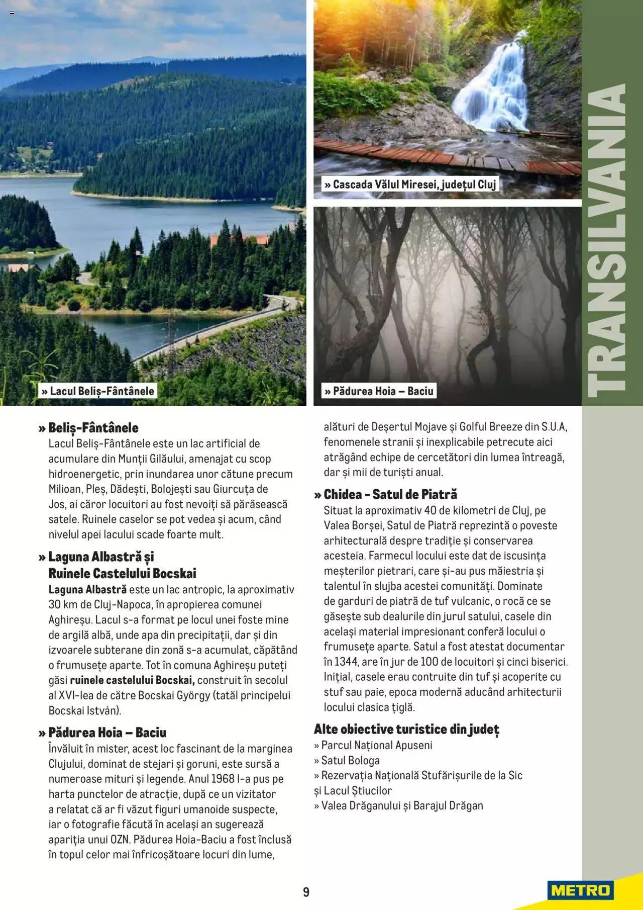 Catalog Metro - Ghid de călătorie - România, 2022 de la 4 iulie până la 31 decembrie 2023 - Revista Pagina 9