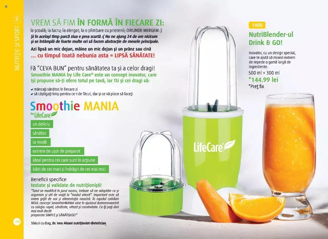 Catalog Catalog Life Care primavara-vara 2023 de la 1 martie până la 31 decembrie 2023 - Revista Pagina 142
