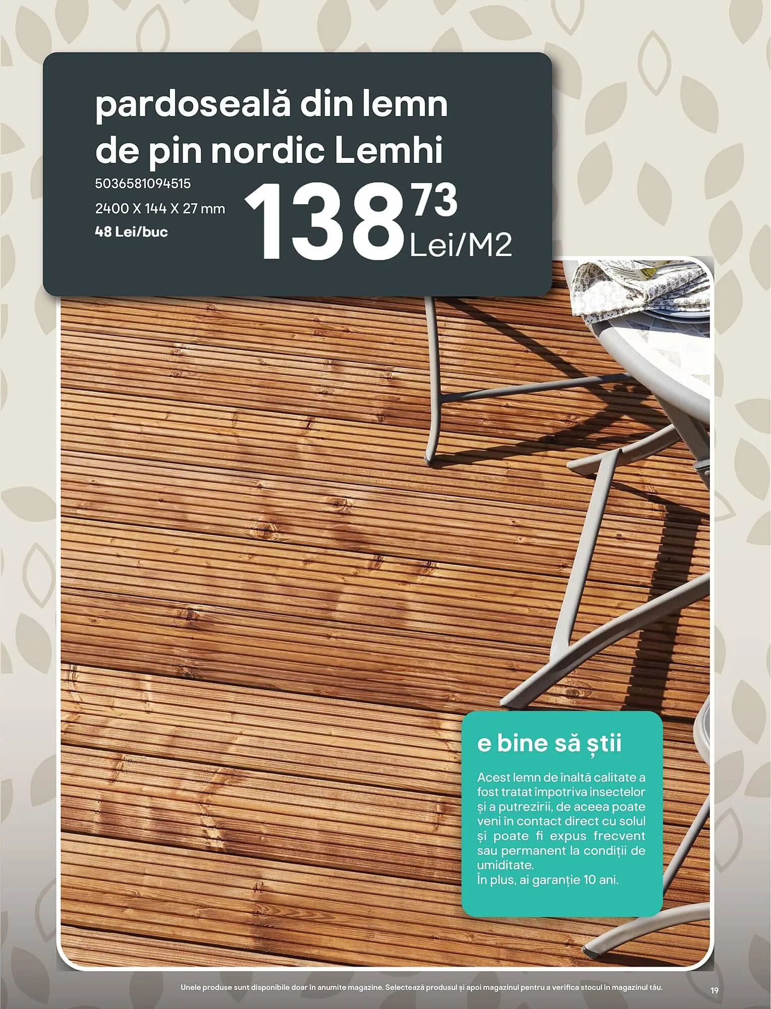 Catalog Catalog Brico Depôt de la 9 mai până la 22 aprilie 2025 - Revista Pagina 19