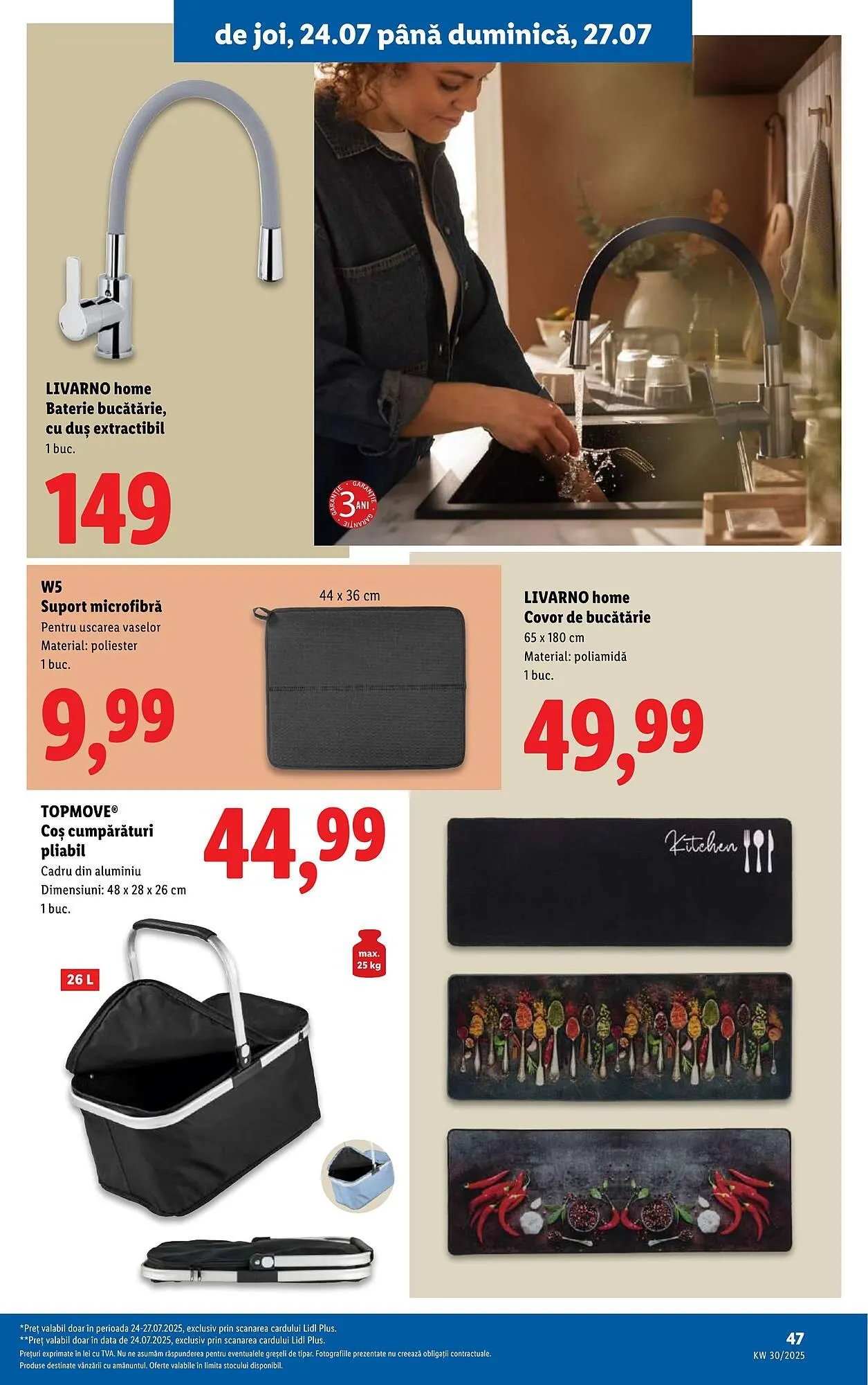 Catalog Catalog Lidl de la 21 iulie până la 27 iulie 2025 - Revista Pagina 47