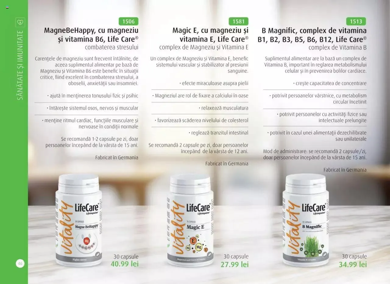 Catalog Life Care - Catalog Life Care toamna 2023 - iarna 2024 de la 1 septembrie până la 31 ianuarie 2024 - Revista Pagina 48
