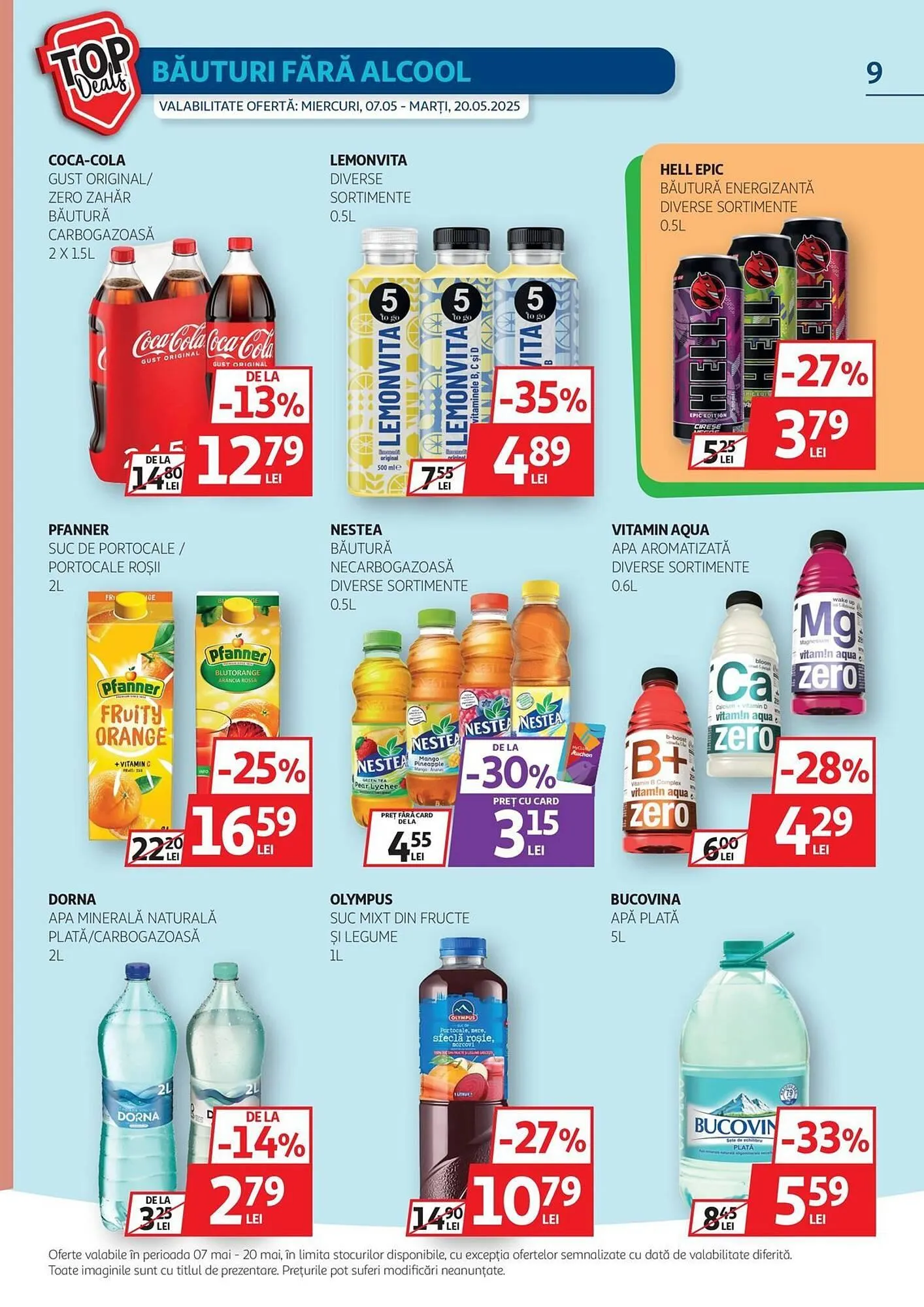 Catalog Catalog Auchan de la 7 mai până la 20 mai 2025 - Revista Pagina 9