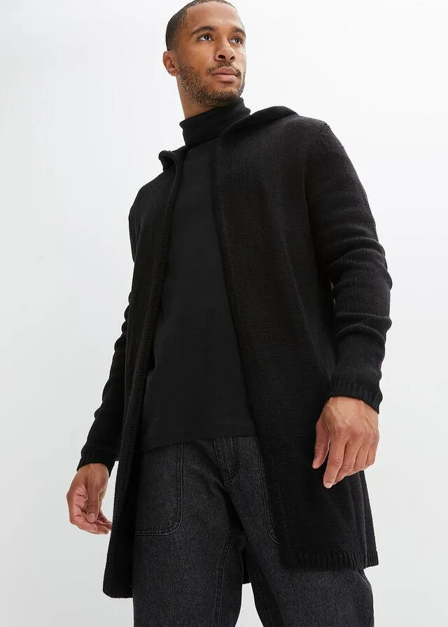 Jachetă tricotată cu poliacril reciclat