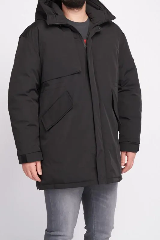 Lee Cooper - Jacheta groasa barbat cu gluga si buzunare