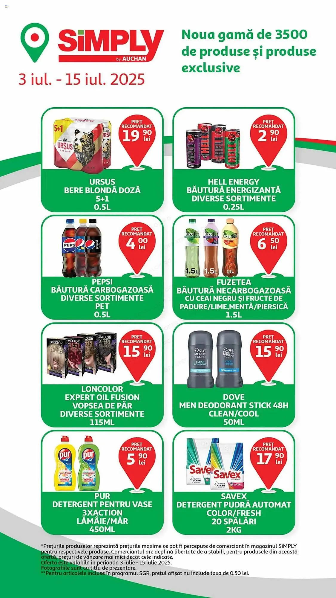 Catalog Catalog Auchan de la 2 iulie până la 15 iulie 2025 - Revista Pagina 2