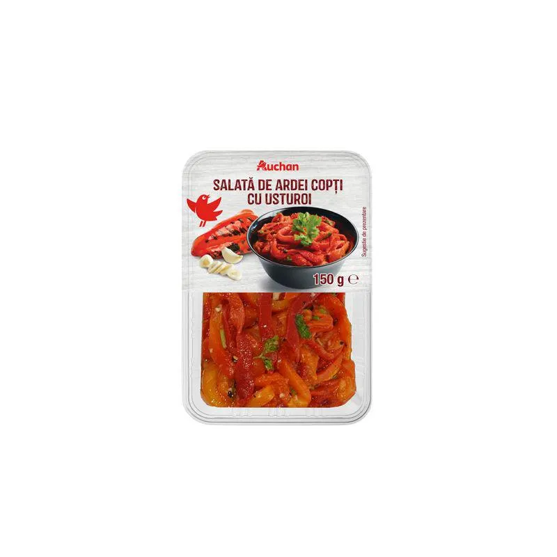 Salata de ardei copt si usturoi Auchan, 150 g