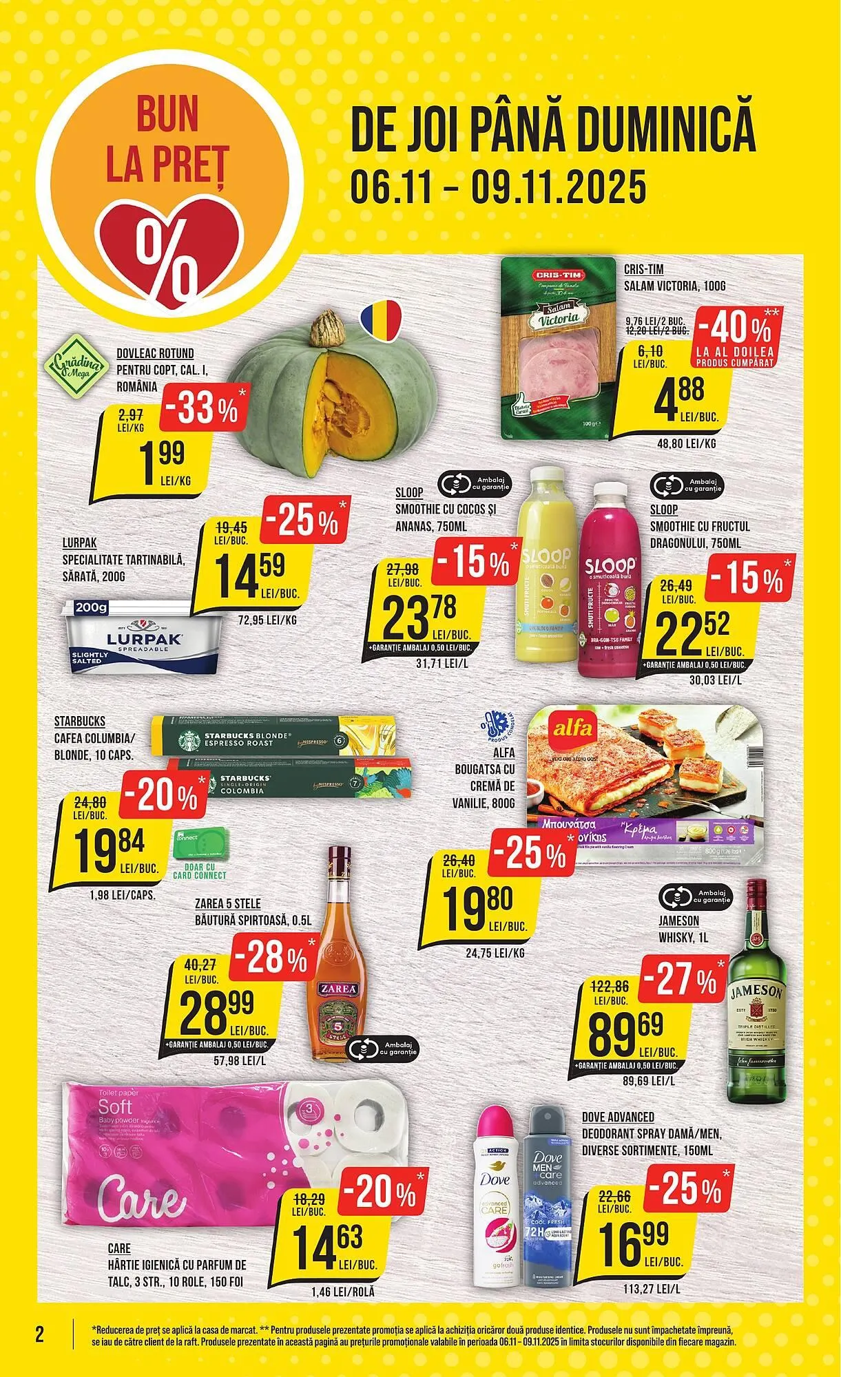 Catalog Catalog Mega Image de la 6 noiembrie până la 12 noiembrie 2025 - Revista Pagina 2