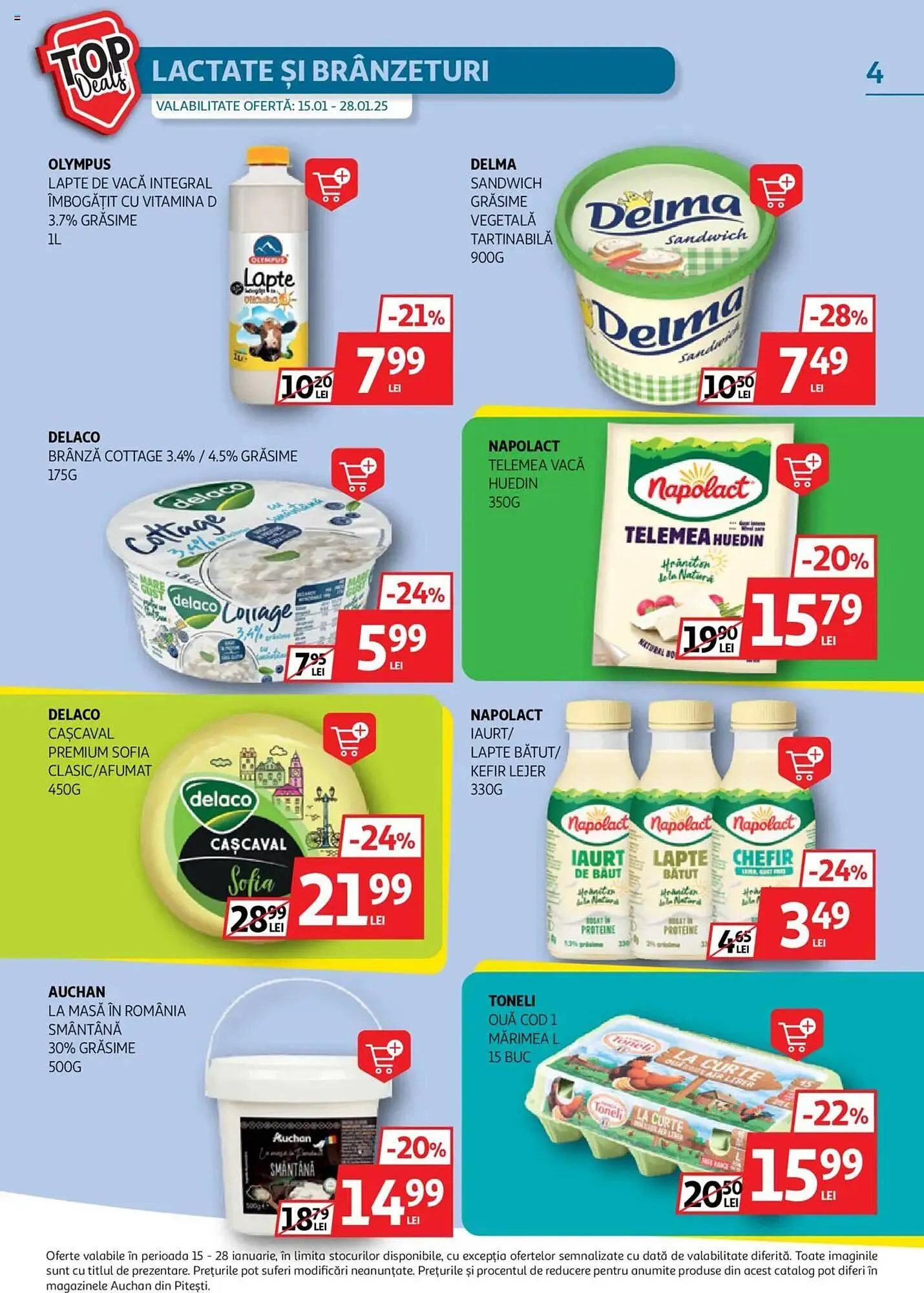 Catalog Catalog Auchan de la 15 ianuarie până la 28 ianuarie 2025 - Revista Pagina 4