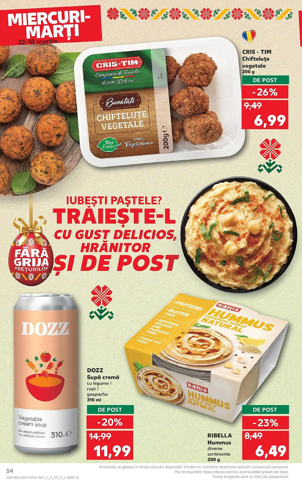 Catalog Catalog Kaufland de la 12 martie până la 18 martie 2025 - Revista Pagina 54