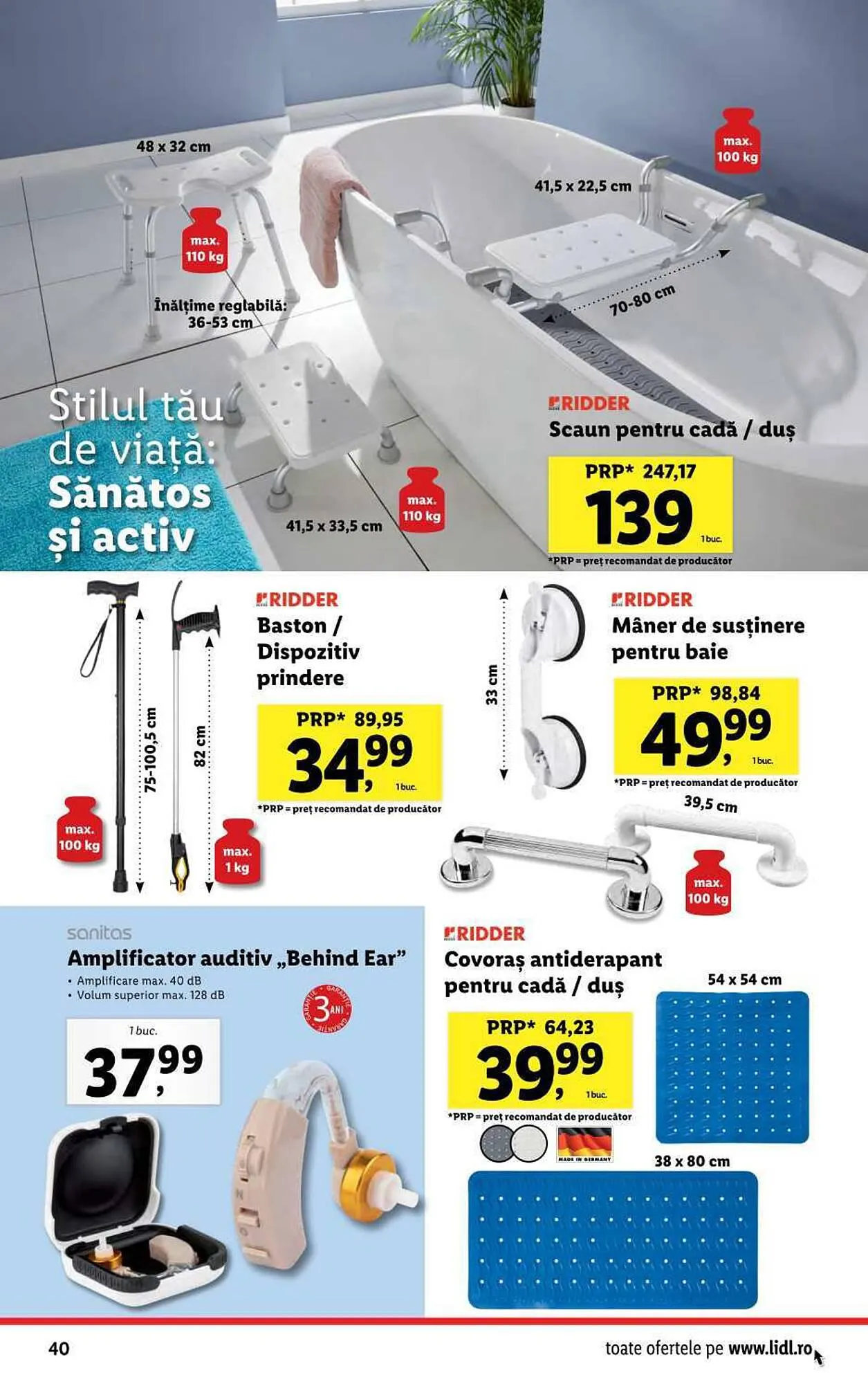 Catalog Lidl catalog de la 14 august până la 20 august 2023 - Revista Pagina 40