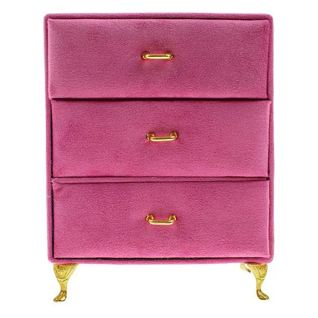 Cutie Bijuteri Fucsia Velvet 15x9x19.5cm