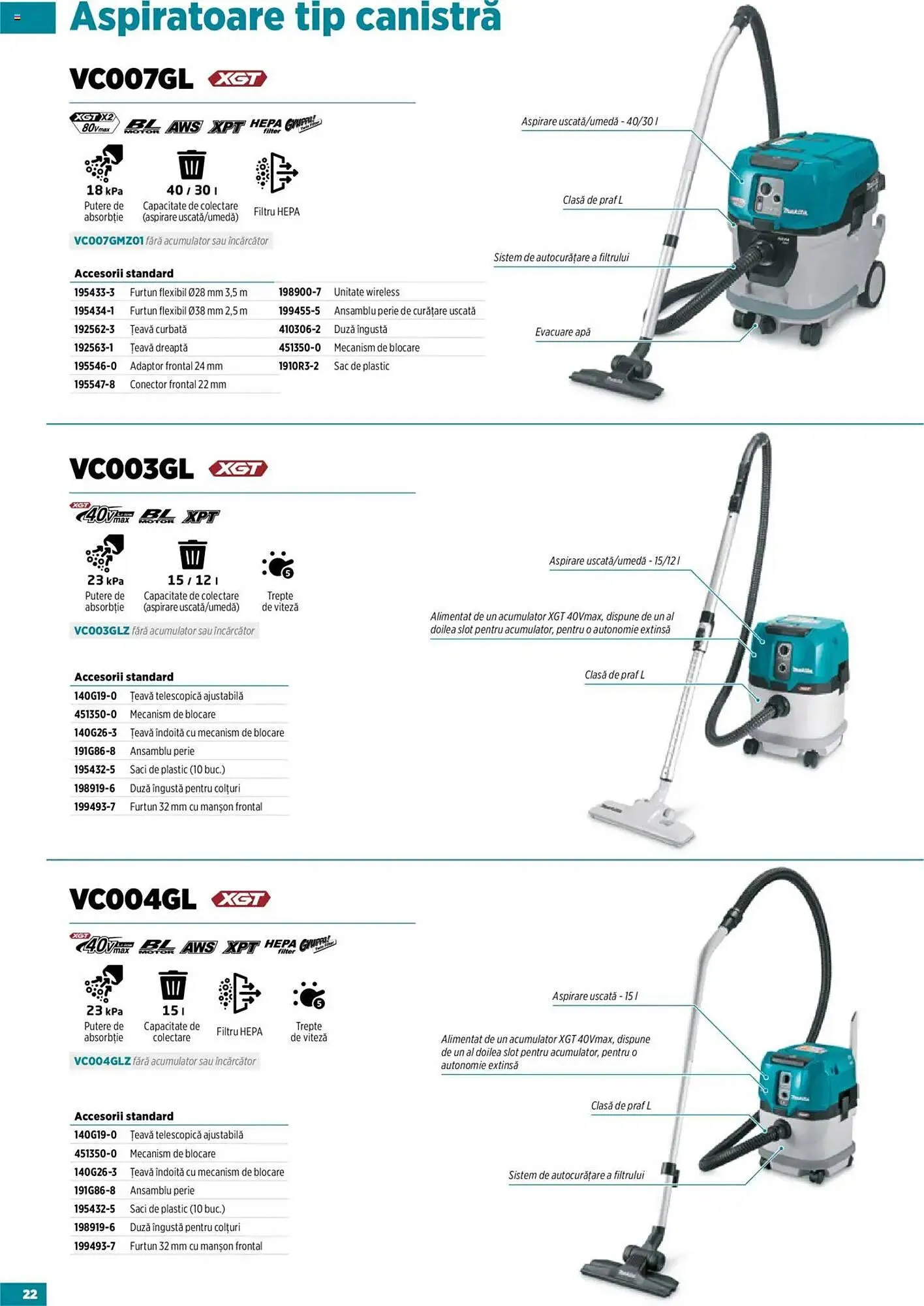 Catalog Catalog Makita de la 22 septembrie până la 30 septembrie 2026 - Revista Pagina 22