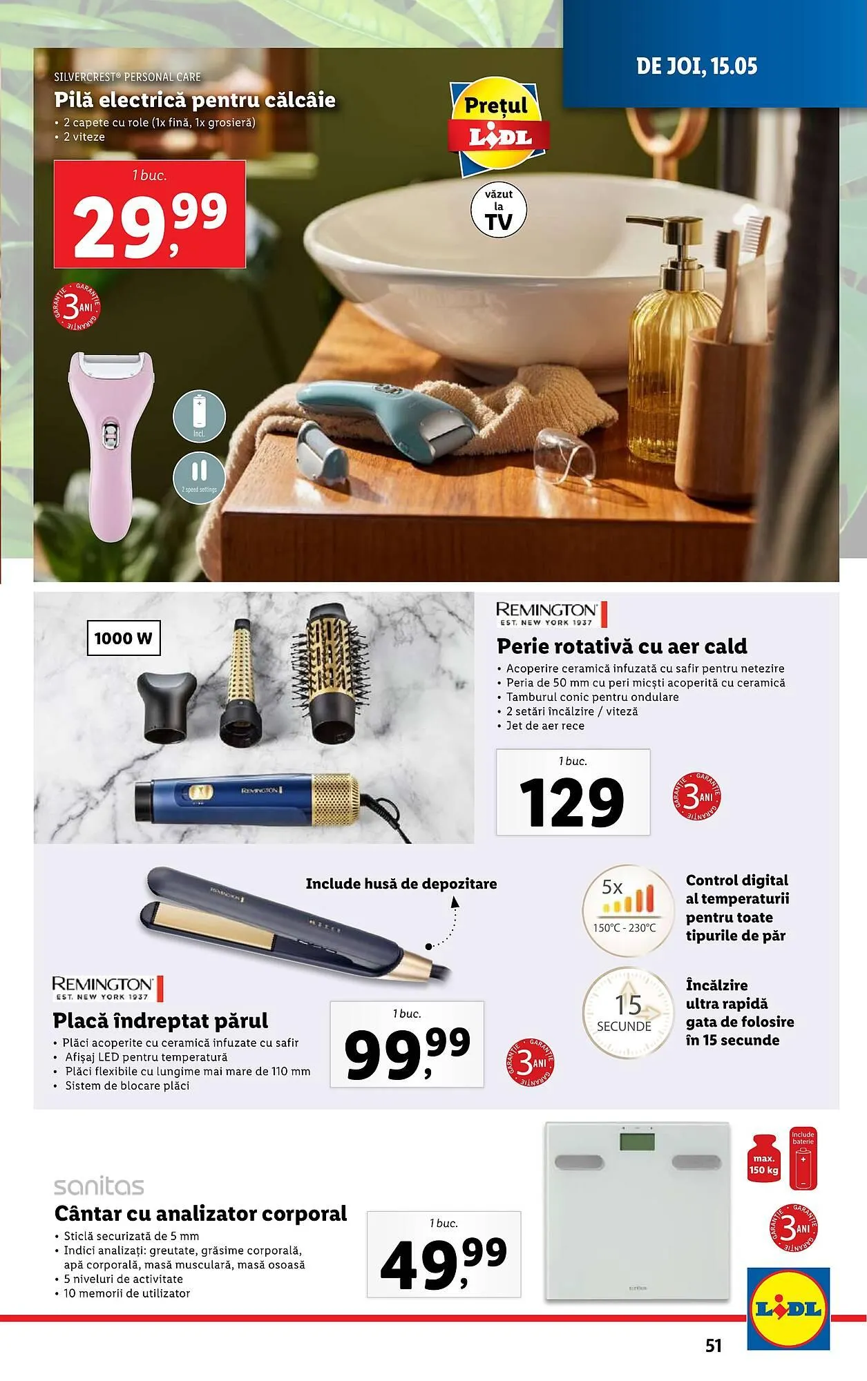 Catalog Catalog Lidl de la 12 mai până la 18 mai 2025 - Revista Pagina 51