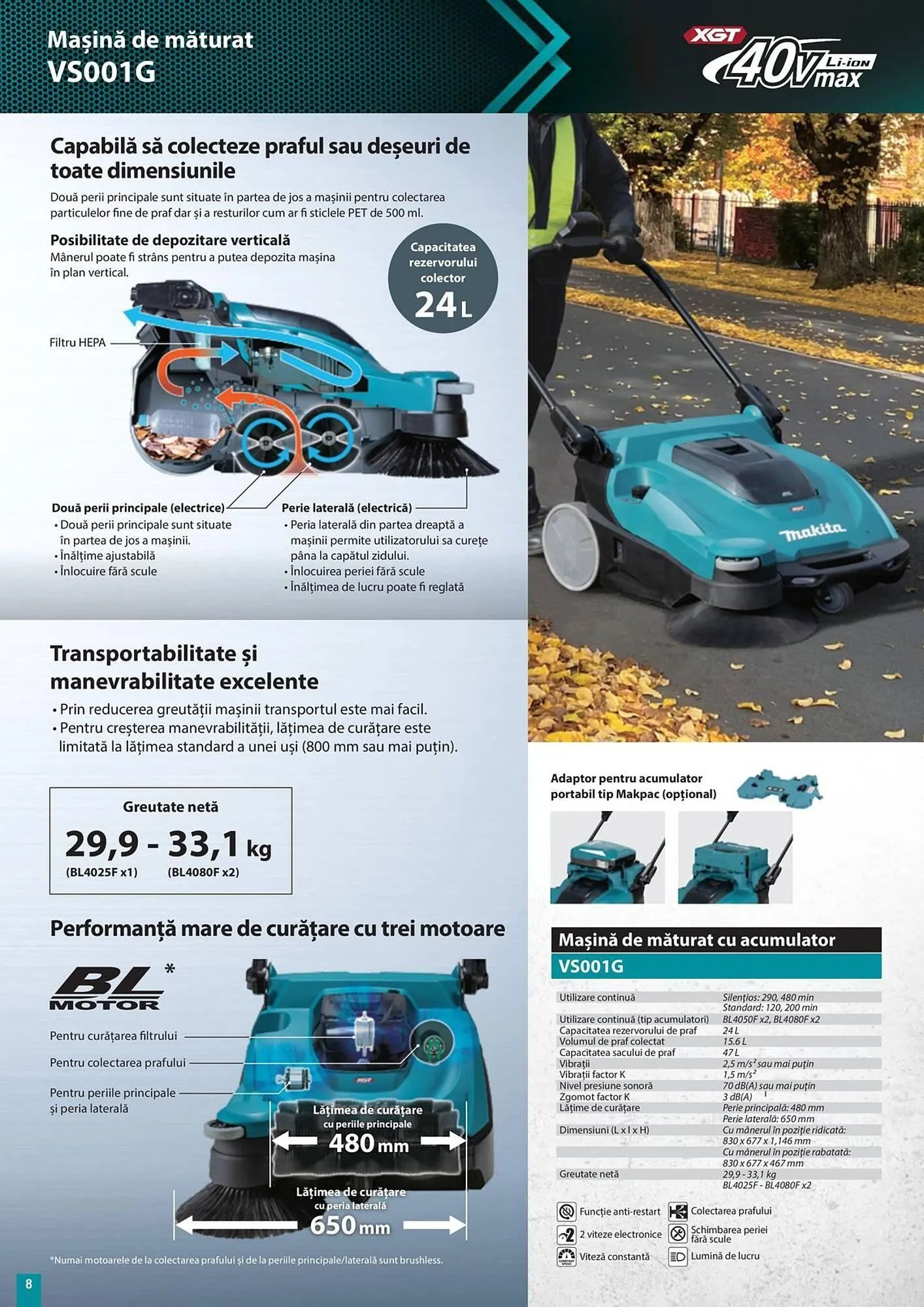 Catalog Catalog Makita de la 7 mai până la 31 decembrie 2025 - Revista Pagina 8