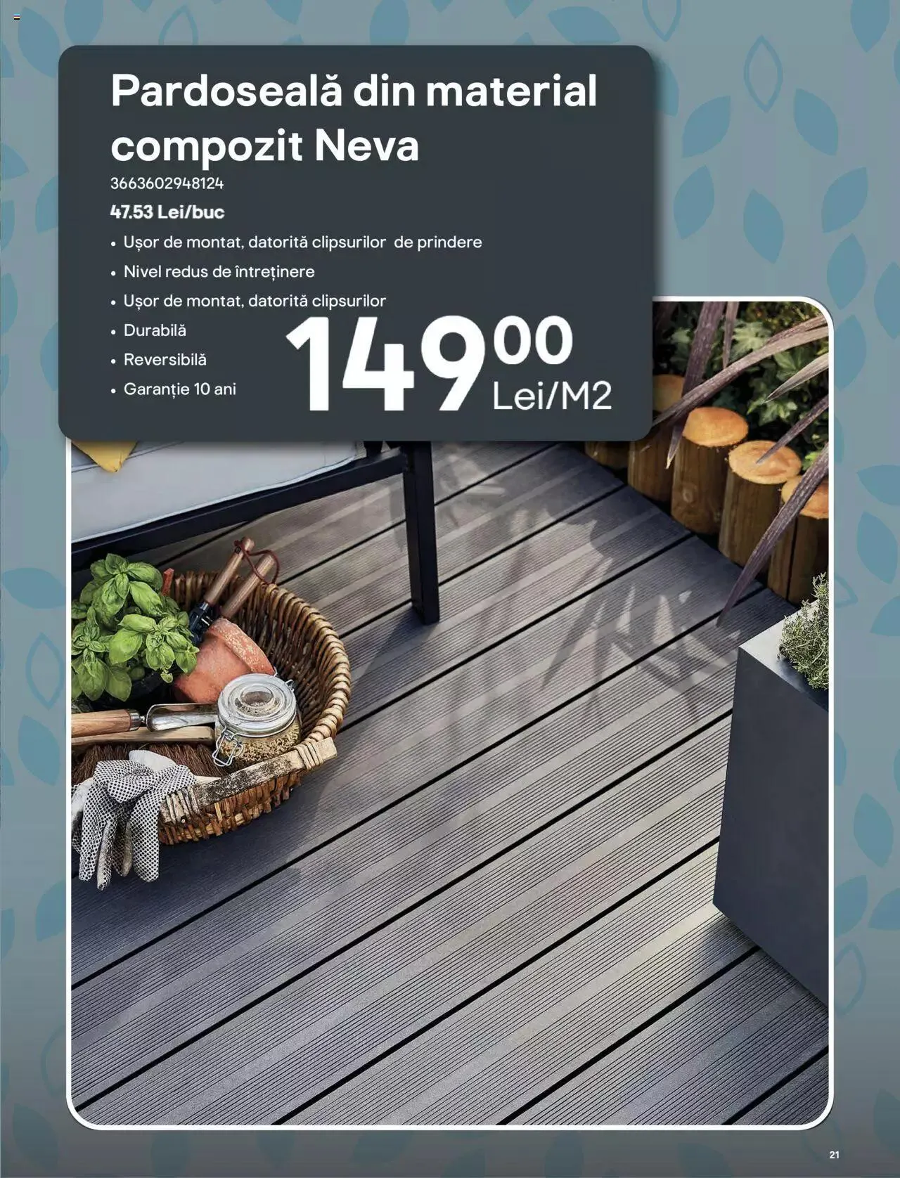 Catalog Brico Depot catalog - Inspirație Vară 2023 de la 7 aprilie până la 30 septembrie 2023 - Revista Pagina 21