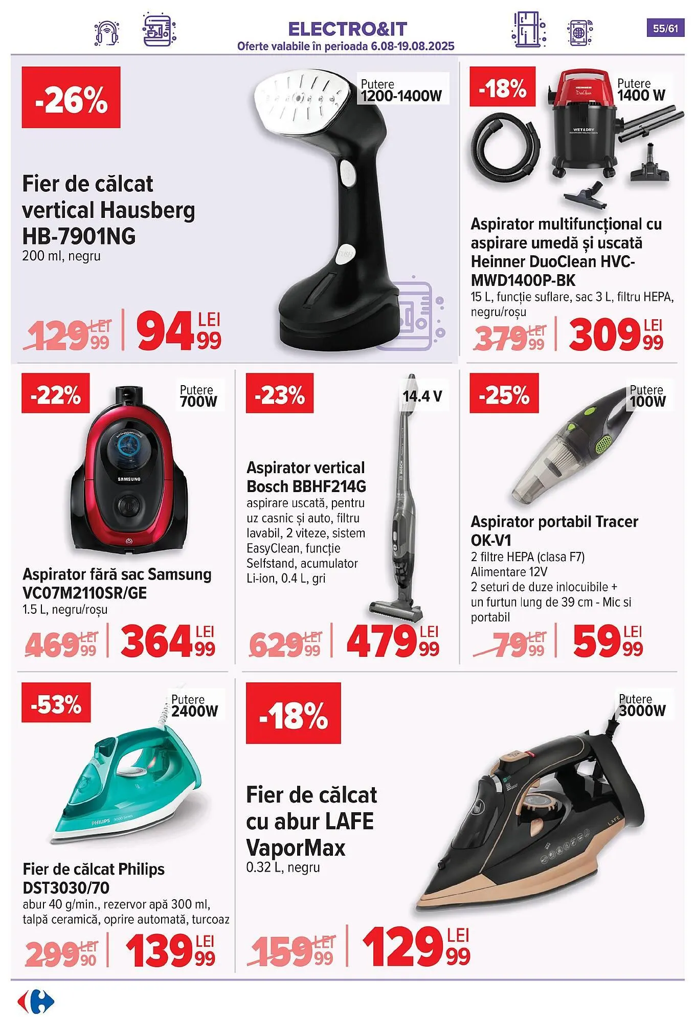 Catalog Catalog Carrefour de la 13 august până la 19 august 2025 - Revista Pagina 56