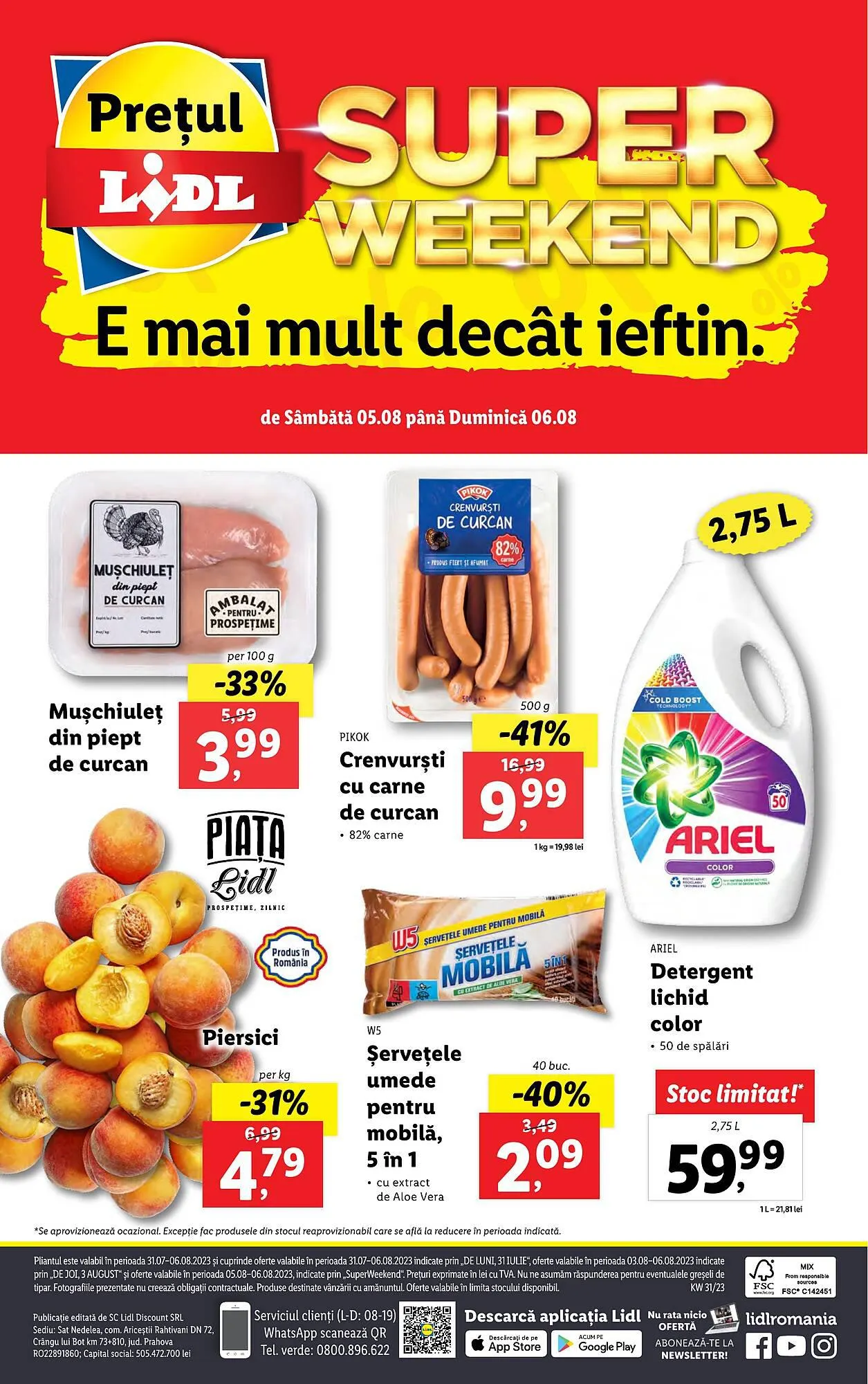Catalog Lidl catalog de la 31 iulie până la 6 august 2023 - Revista Pagina 48