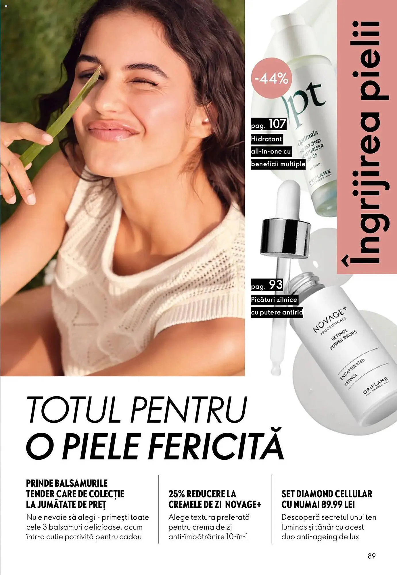 Catalog Catalog Oriflame de la 17 iunie până la 7 iulie 2026 - Revista Pagina 89