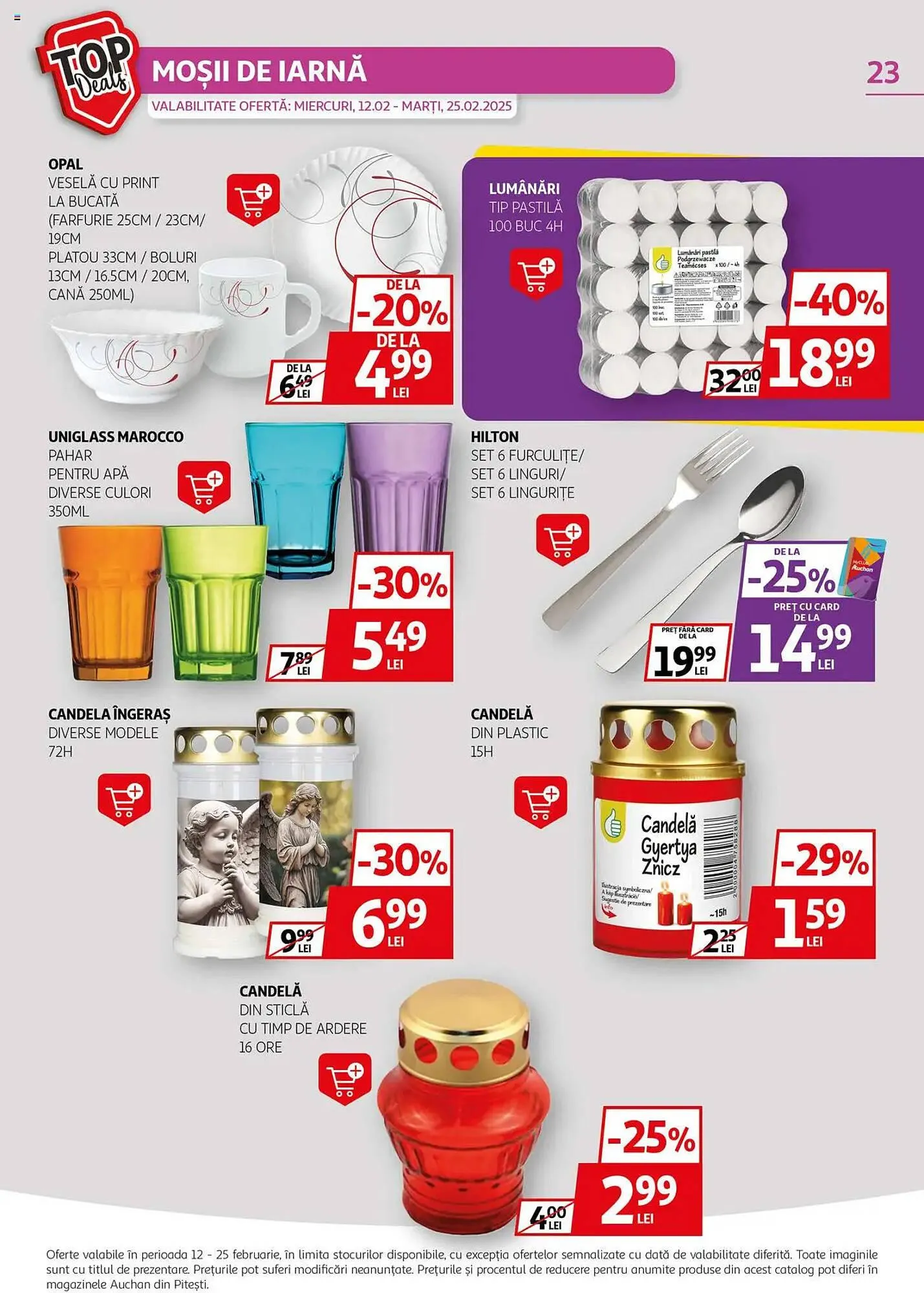 Catalog Catalog Auchan de la 12 februarie până la 25 februarie 2025 - Revista Pagina 23